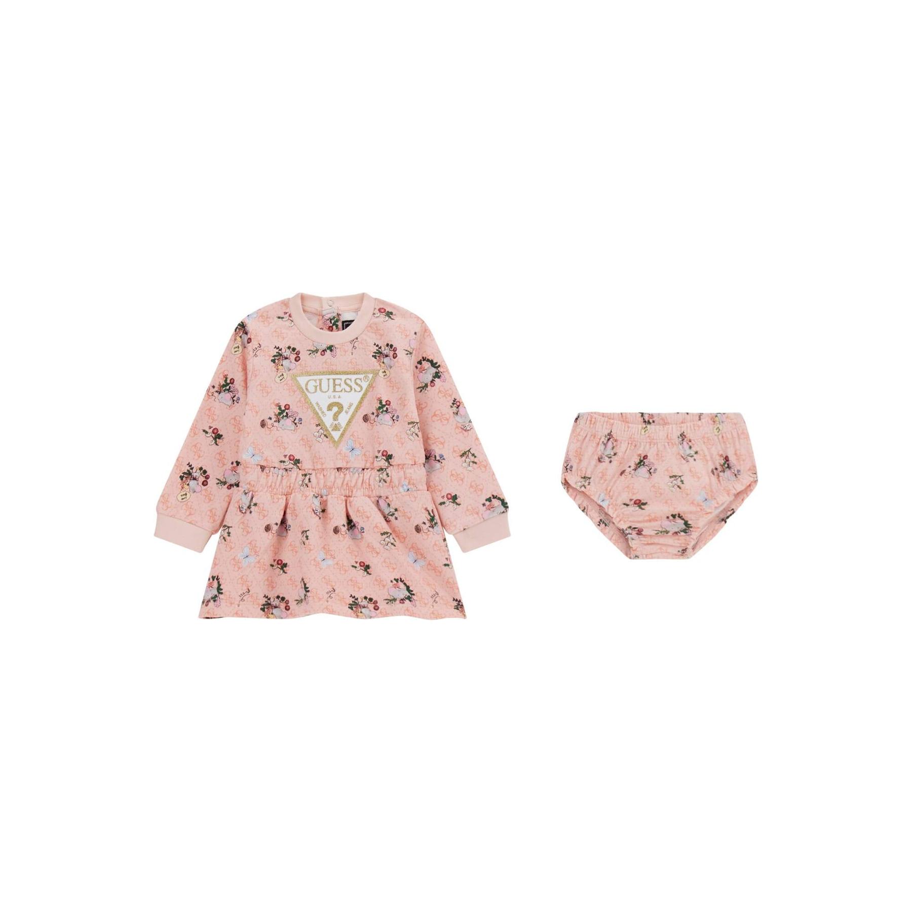 7620837675535 - Langarm-Outfit mit Kleid und Hose für Mädchen Active