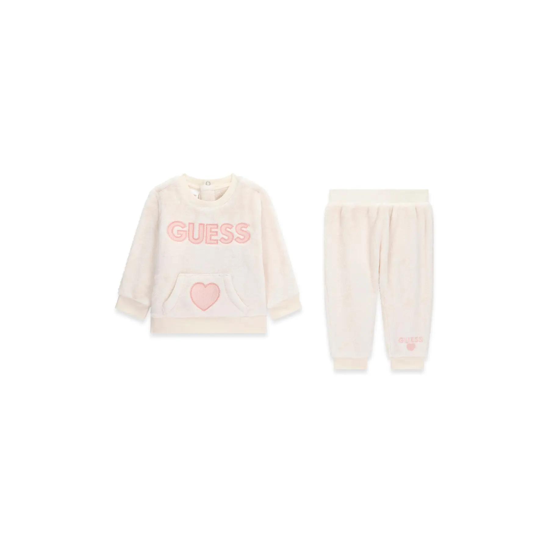 Set van sweatshirt en broek voor meisjesbaby Guess