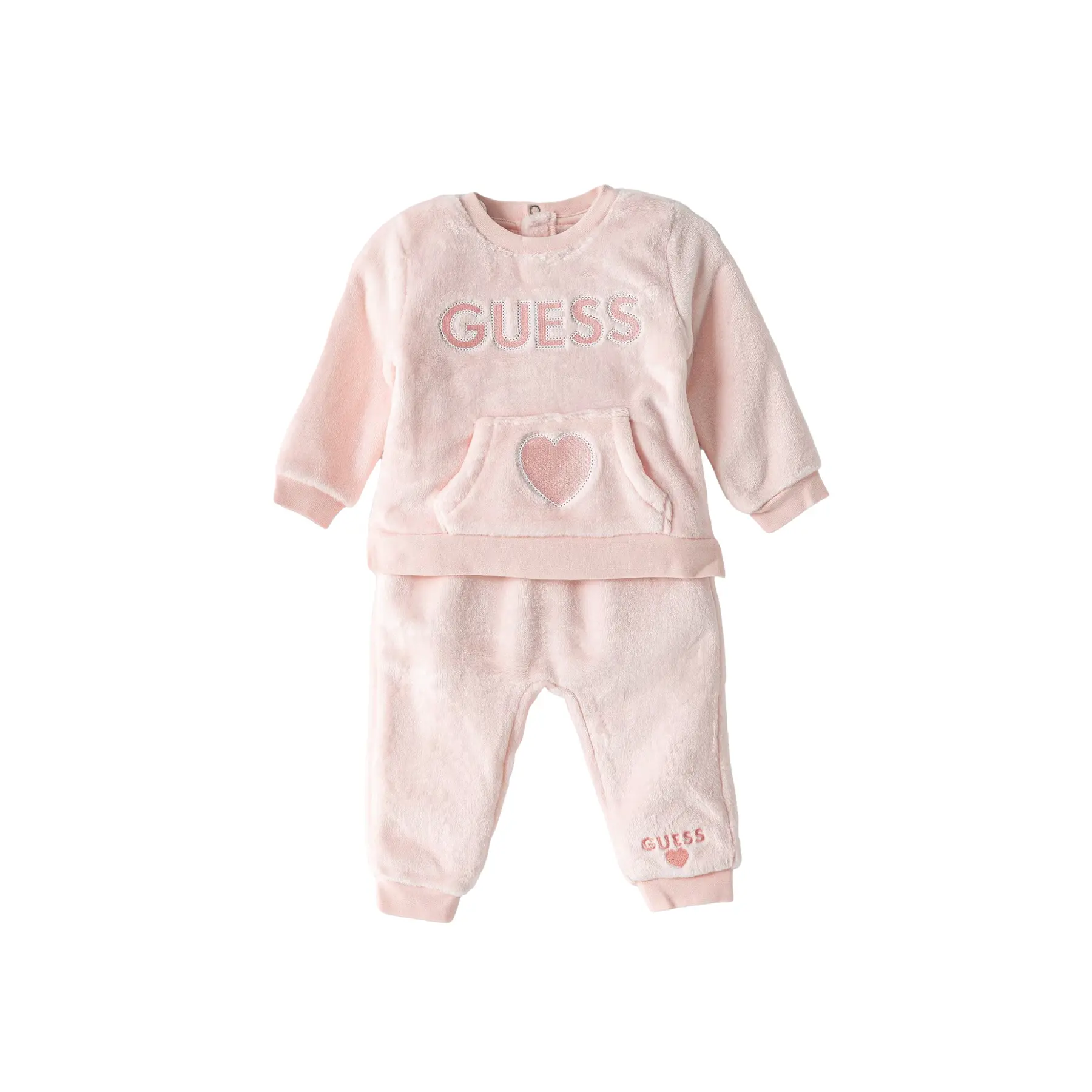 Set van sweatshirt en broek voor meisjesbaby Guess