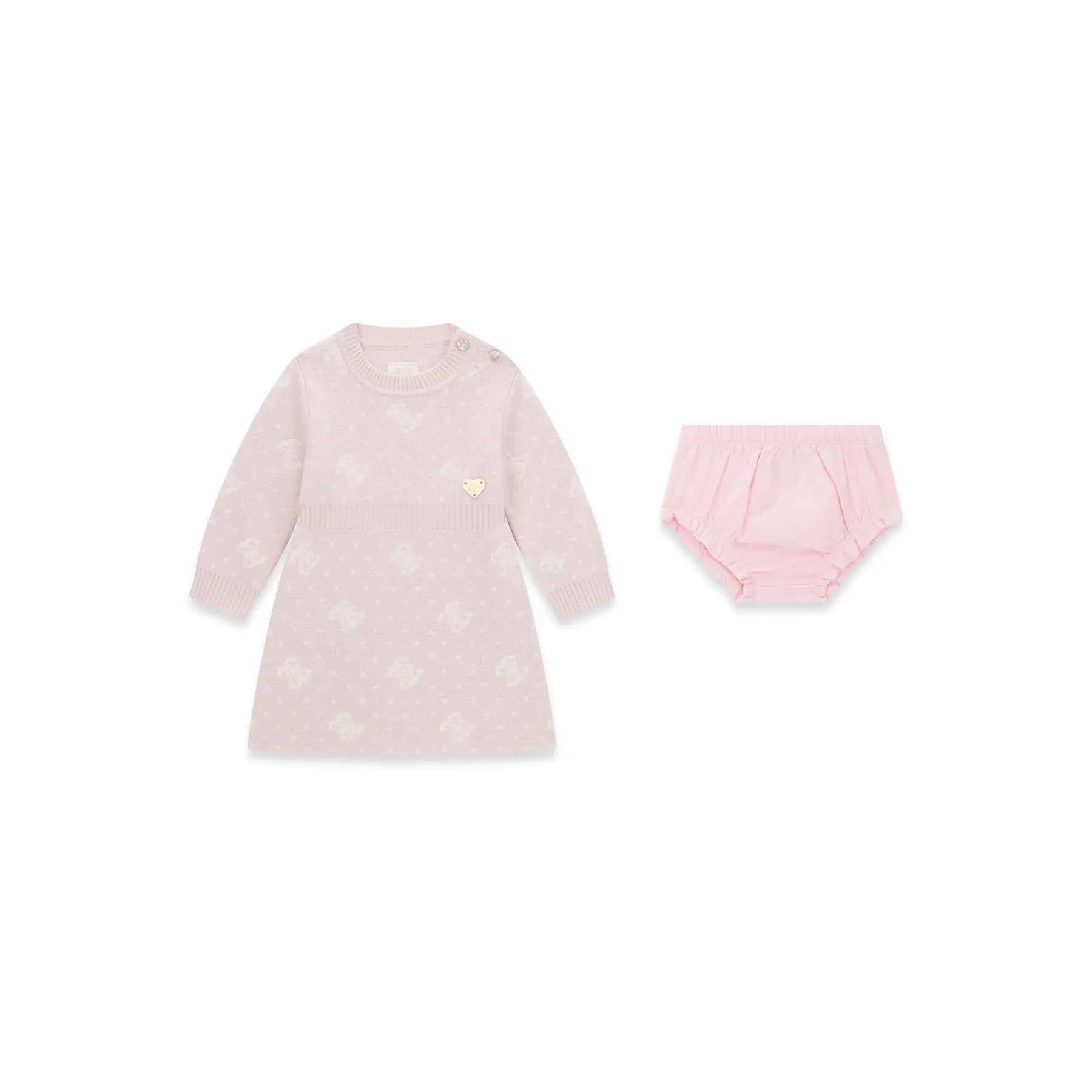 Set van jurk en short voor babymeisjes Guess A6BK02-Z1313