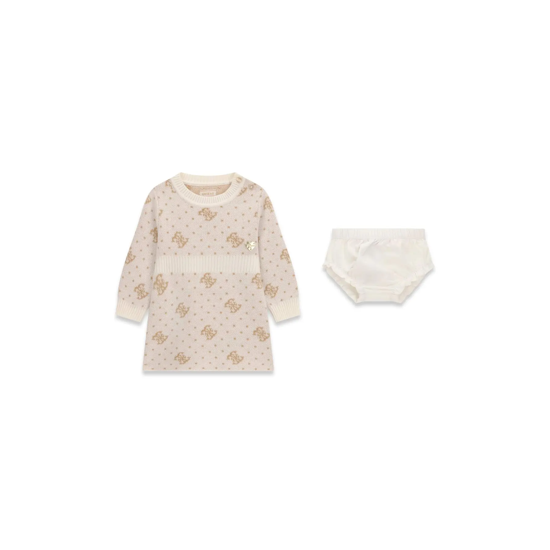 Set van jurk en short voor babymeisjes Guess A6BK02-Z1313
