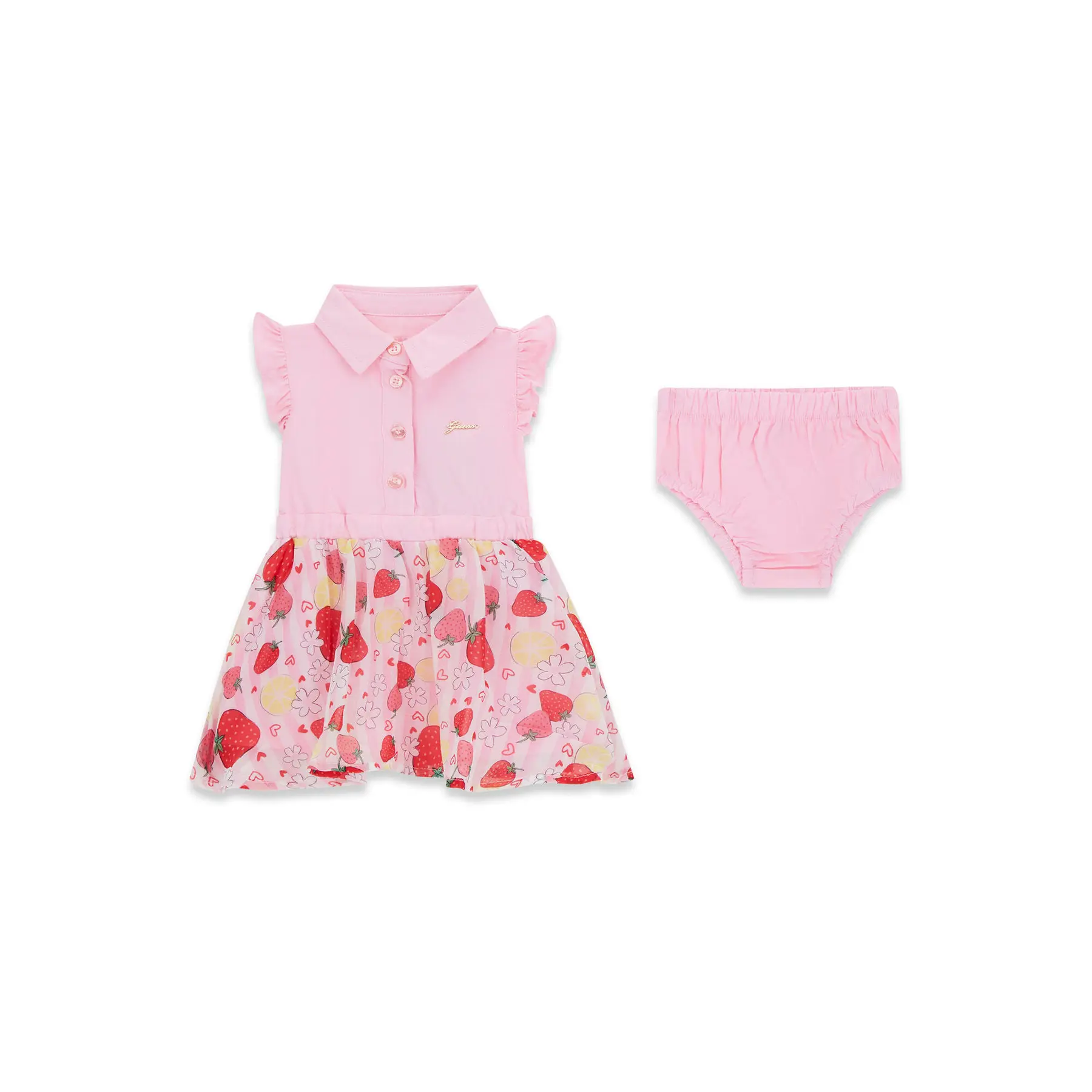 7621235839956 - Hemdkleid und Höschen Set für Mädchen baby Guess