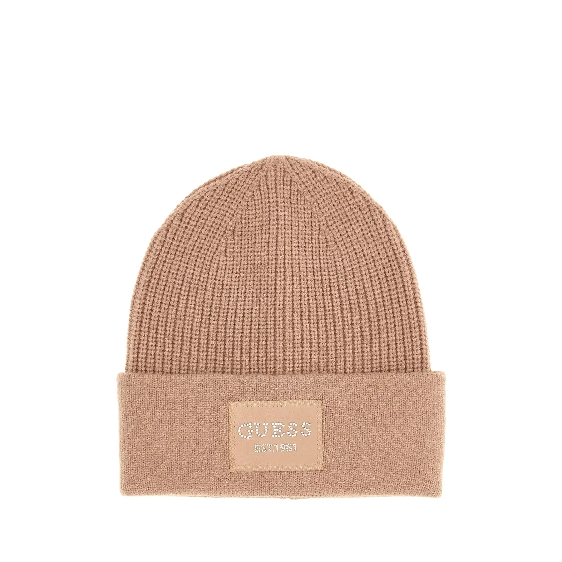 Cappello di maglia con logo donna