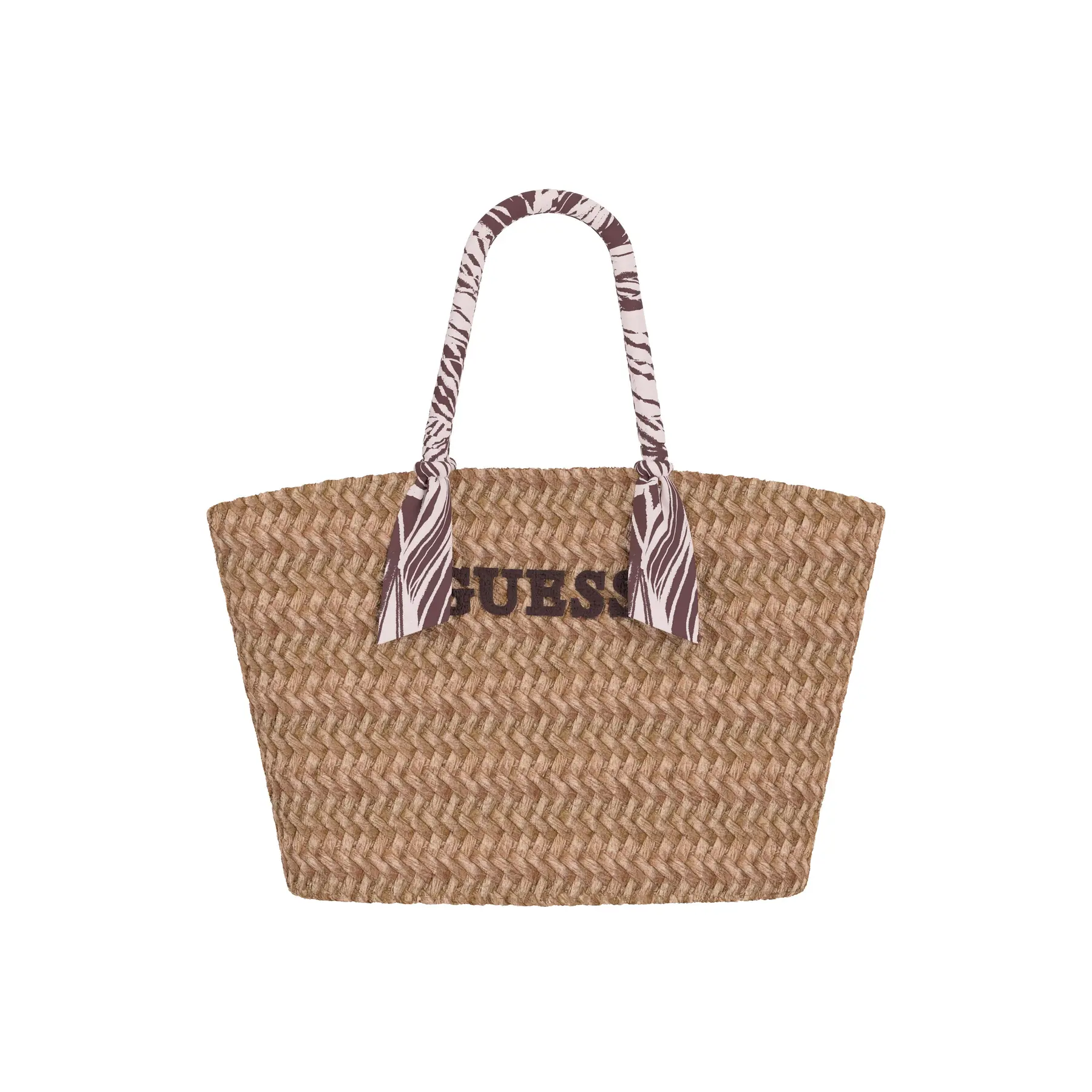 Strandtasche aus Stroh für Frauen Guess