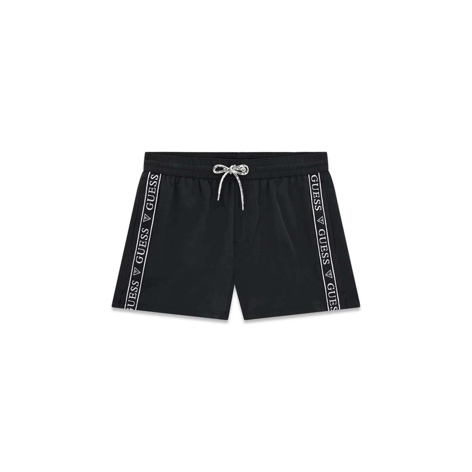 Guess Noir Swim Shorts Logo Tape