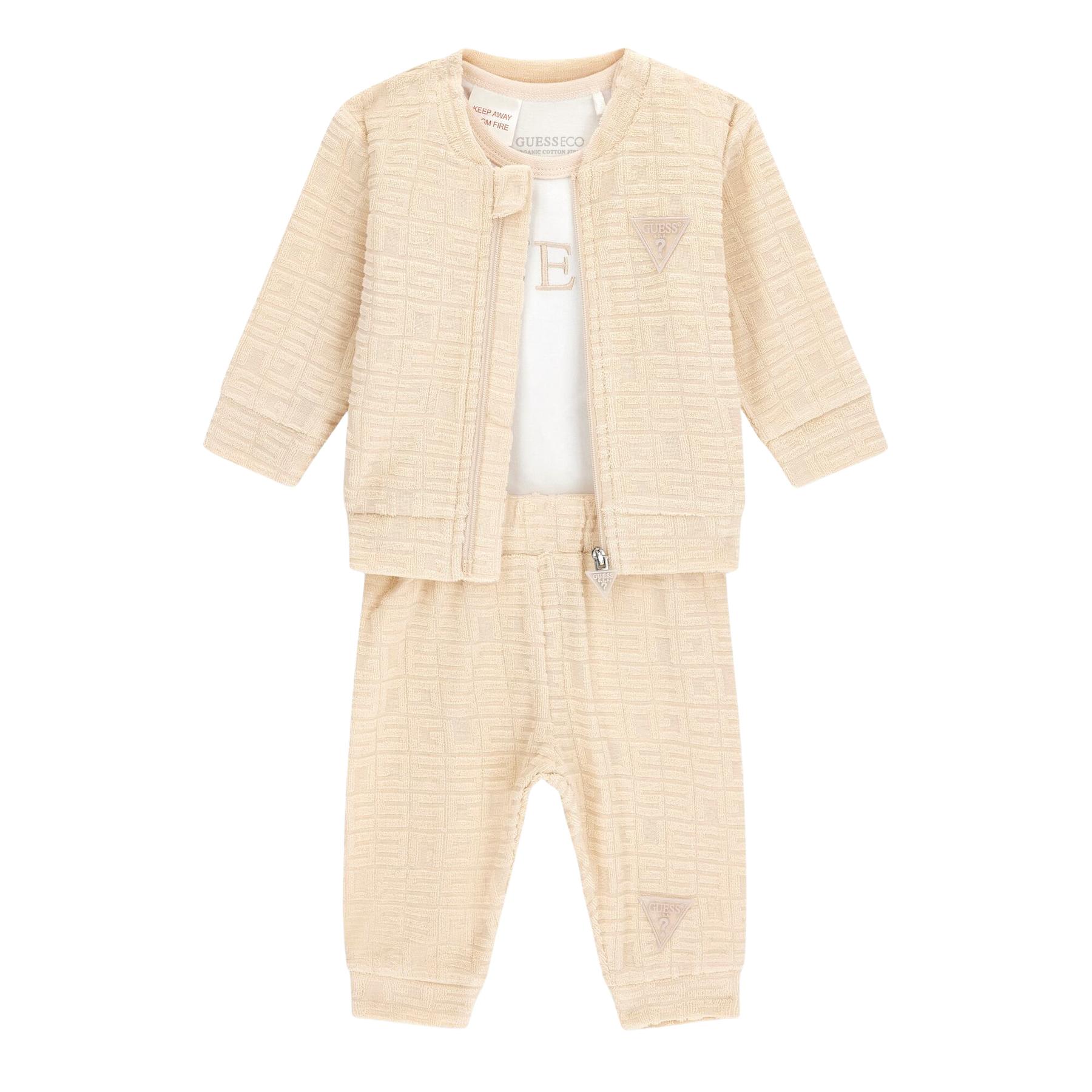 7620837785838 - Sweatshirt-Set aus Jacquard Langarmbody und Jogginghose für Jungen Guess