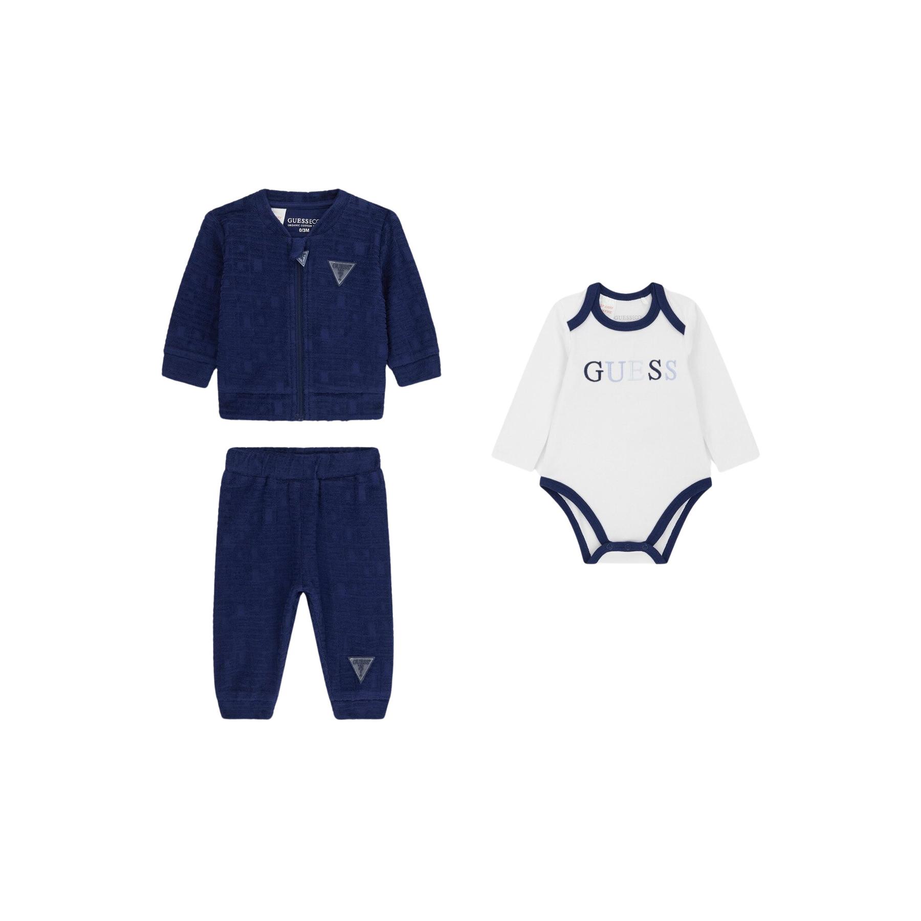 7620837785890 - Sweatshirt-Set aus Jacquard Langarmbody und Jogginghose für Jungen Guess