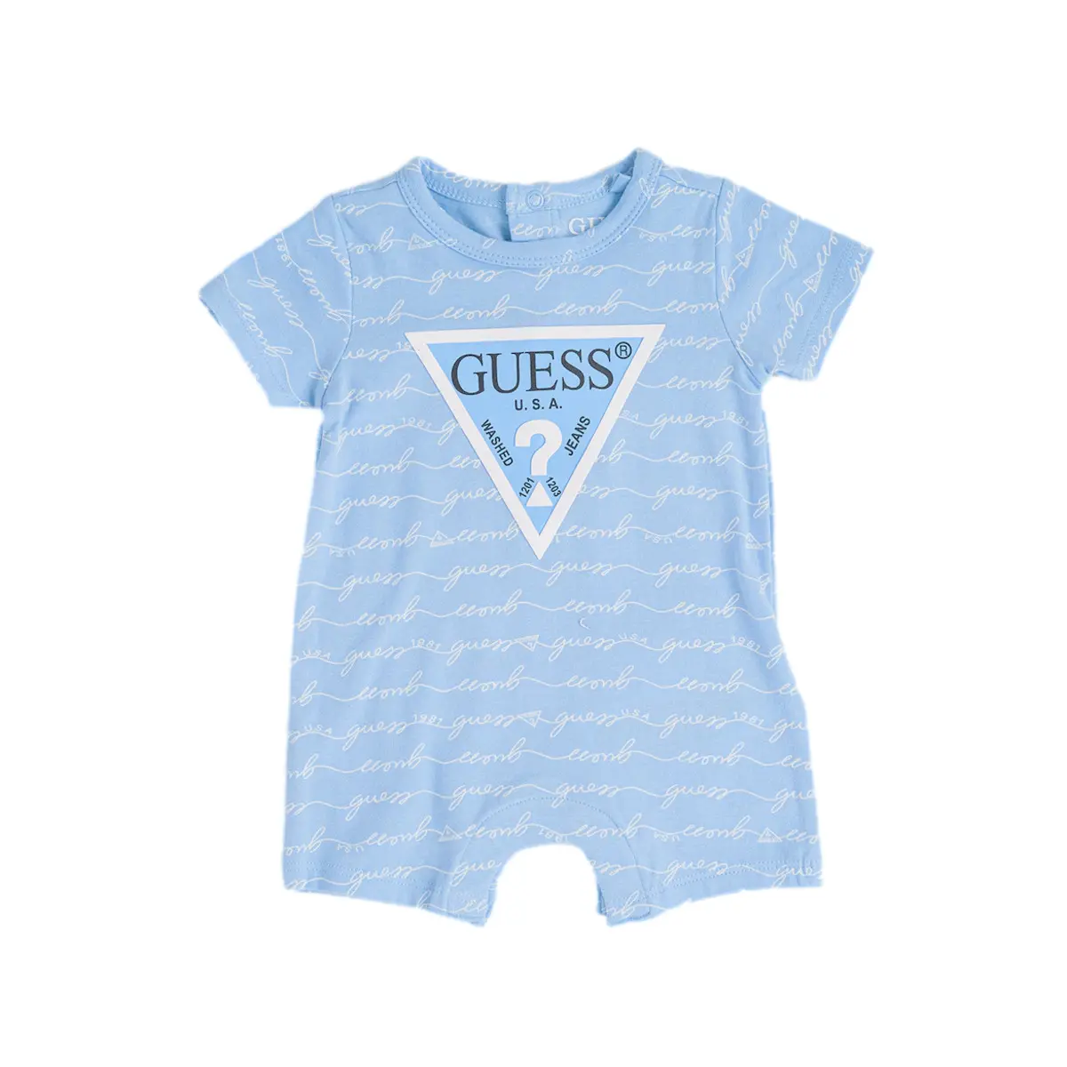 Short jersey jumpsuit baby boy Guess