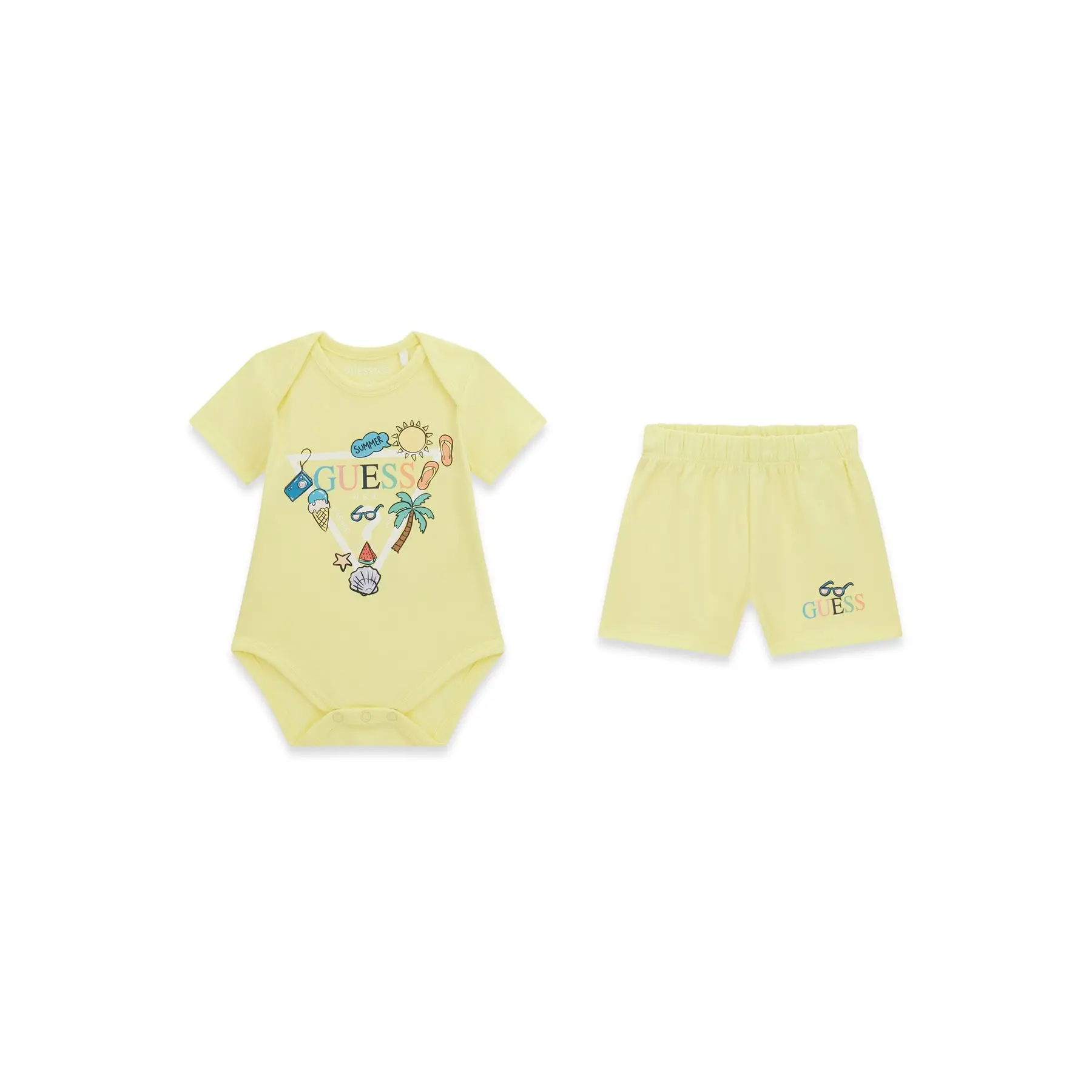 Image of Baby Jungen Badeanzug-Set mit Body und Shorts Guess STR