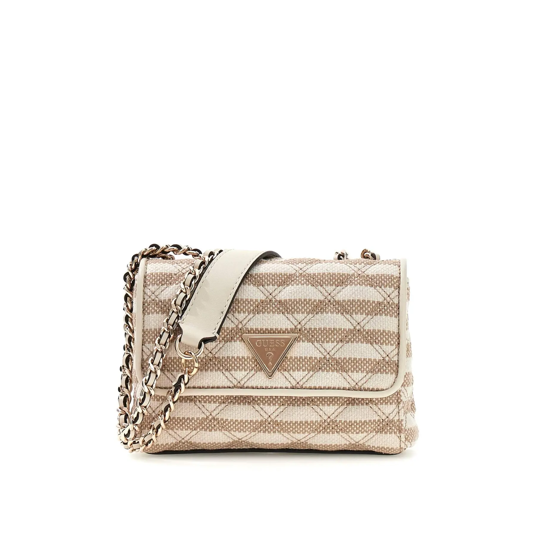 Guess Women's Beige Mini Shoulder Bag For Giully Ii