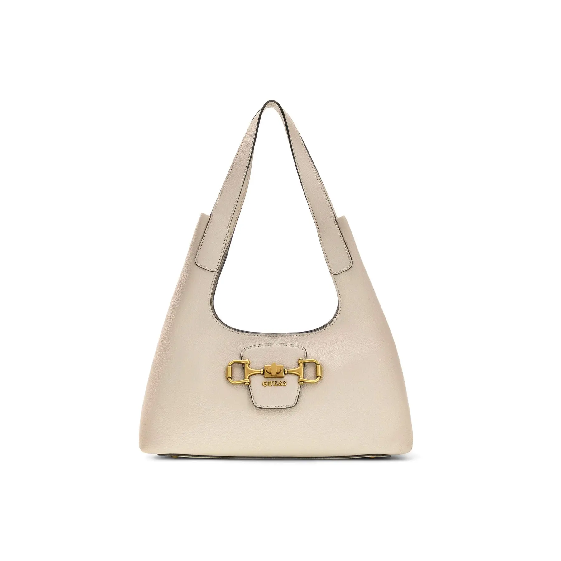 GUESS schoudertas Sunset Small Hobo Bag Bone beige