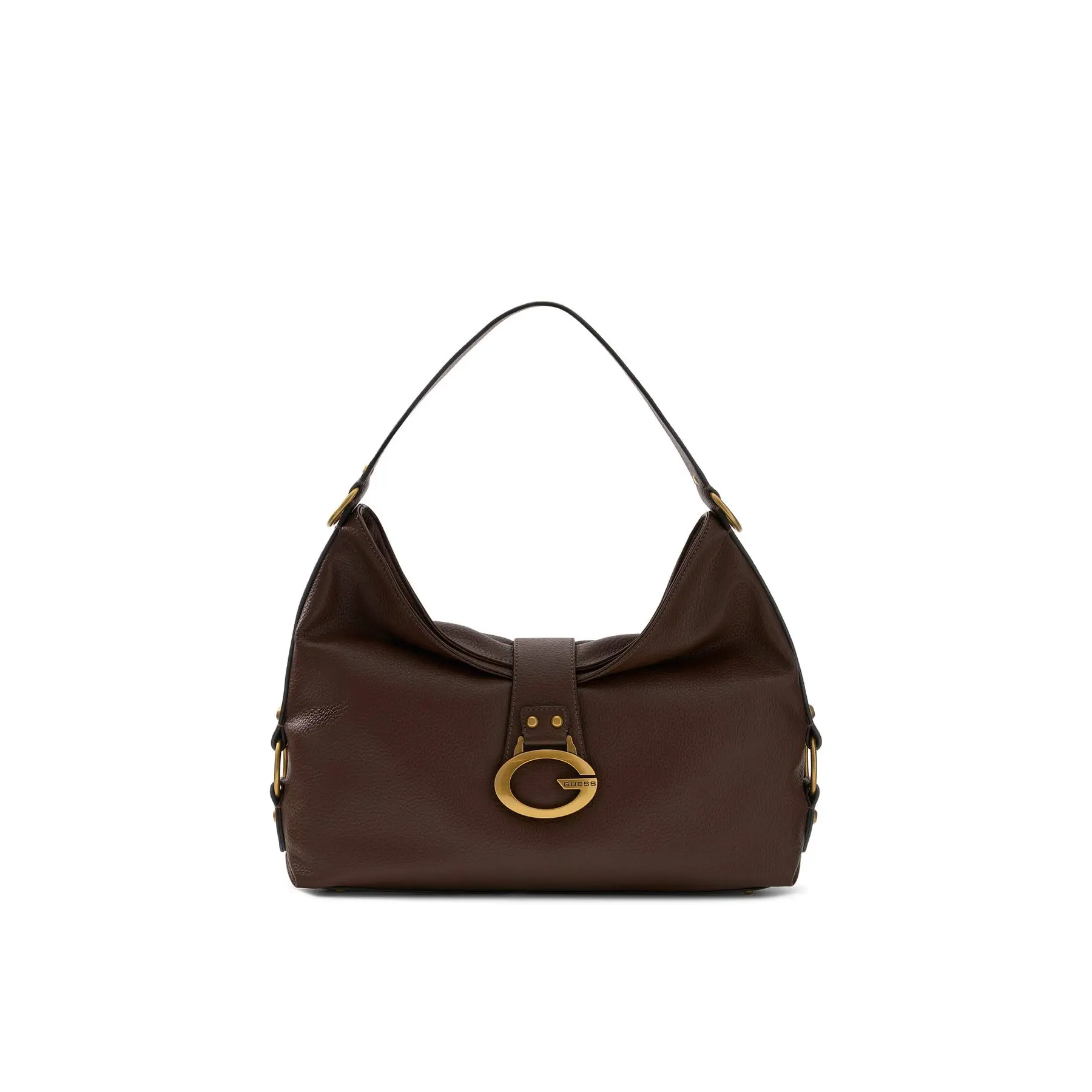 GUESS schoudertas Camden Shoulder Bag Espresso donkerbruin