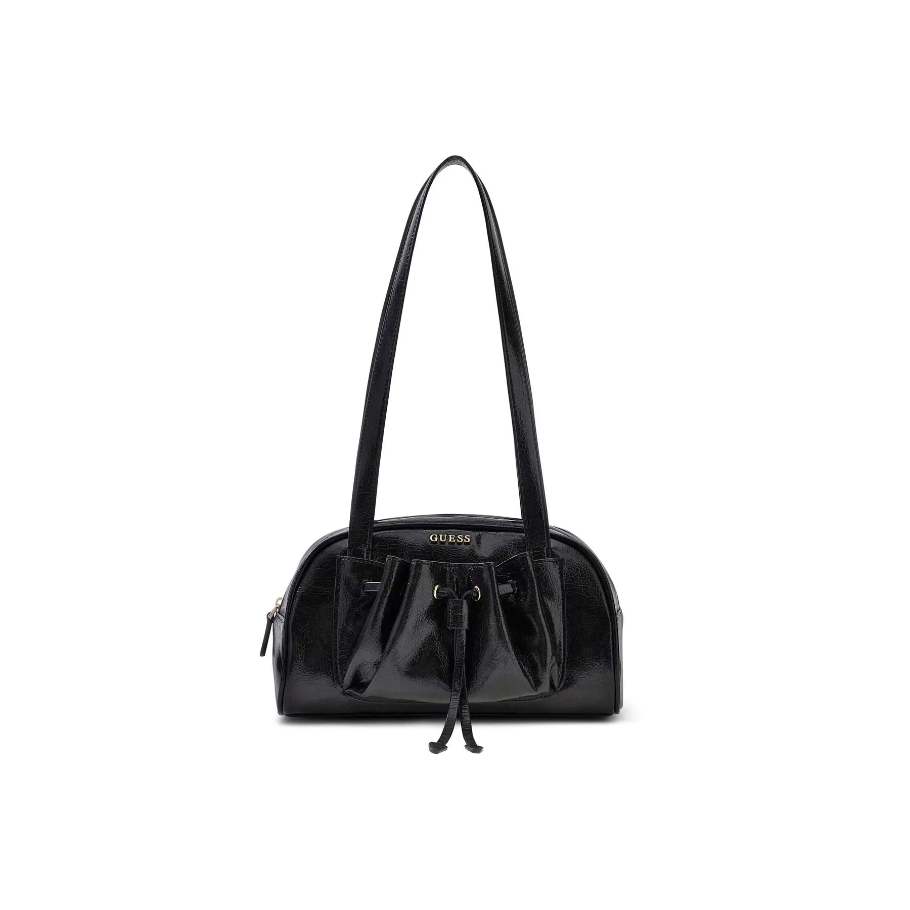 GUESS schoudertas handtas Theodora Shoulder Satchel Black zwart