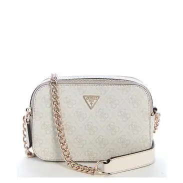 Guess Women's Beige Shoulder Bag Noelle Ii