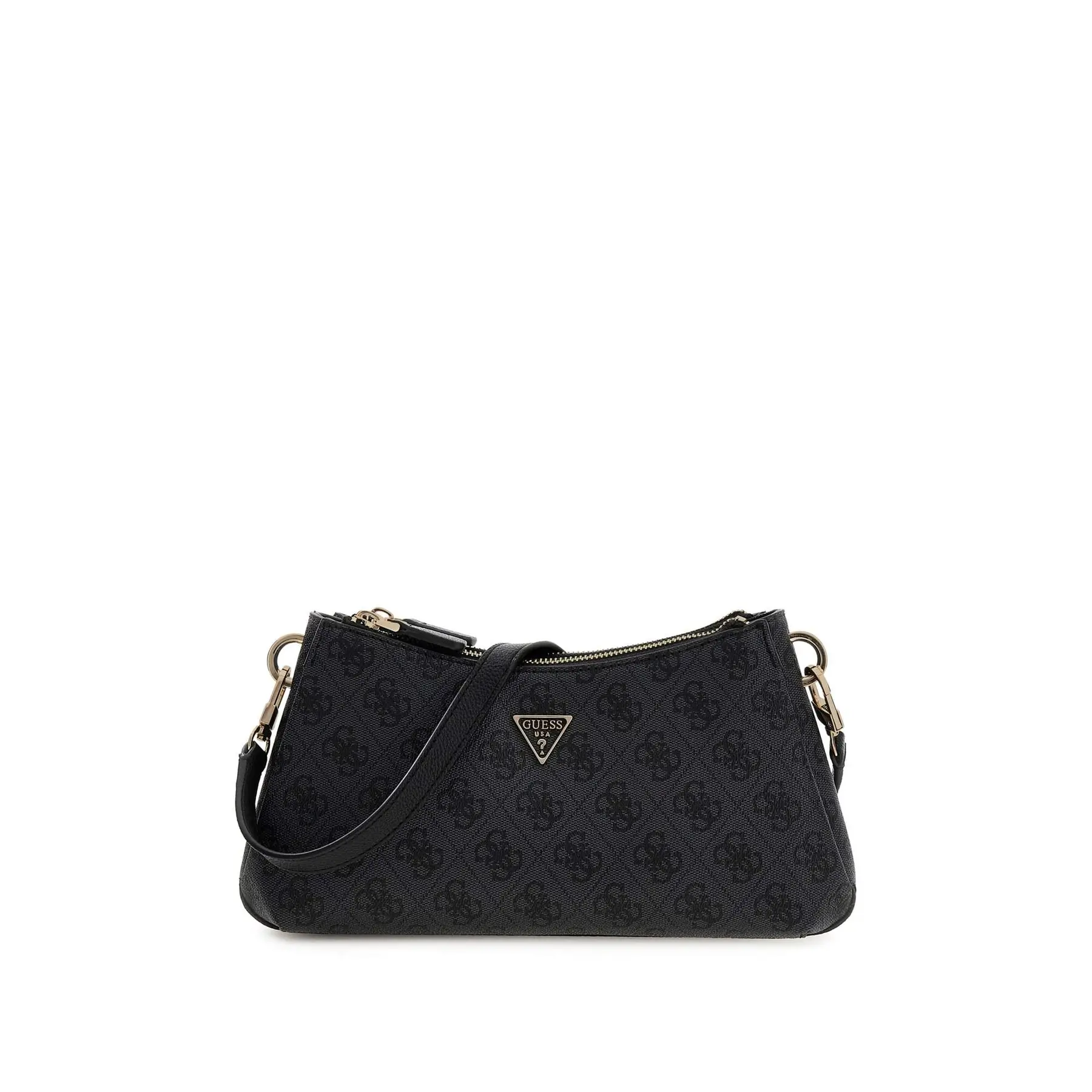 Guess Women's Noir Shoulder Bag With 3 Compartments Noelle Ii