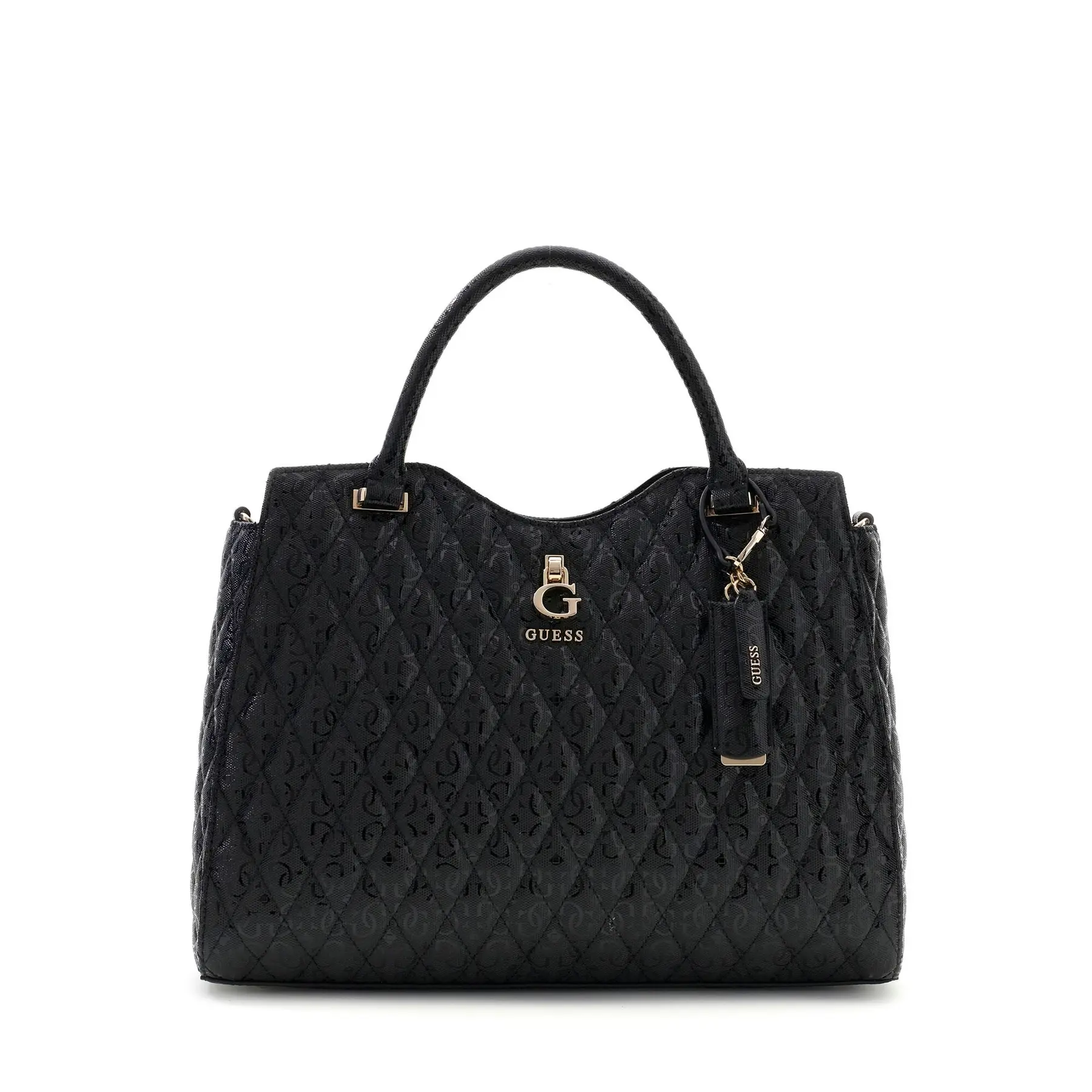 GUESS handtas schoudertas Tamara Satchel Black zwart