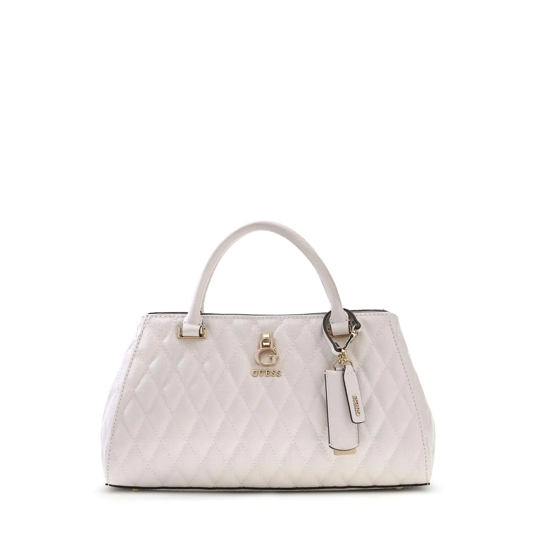 GUESS schoudertas handtas Tamara Girlfriend Satchel Bone crème