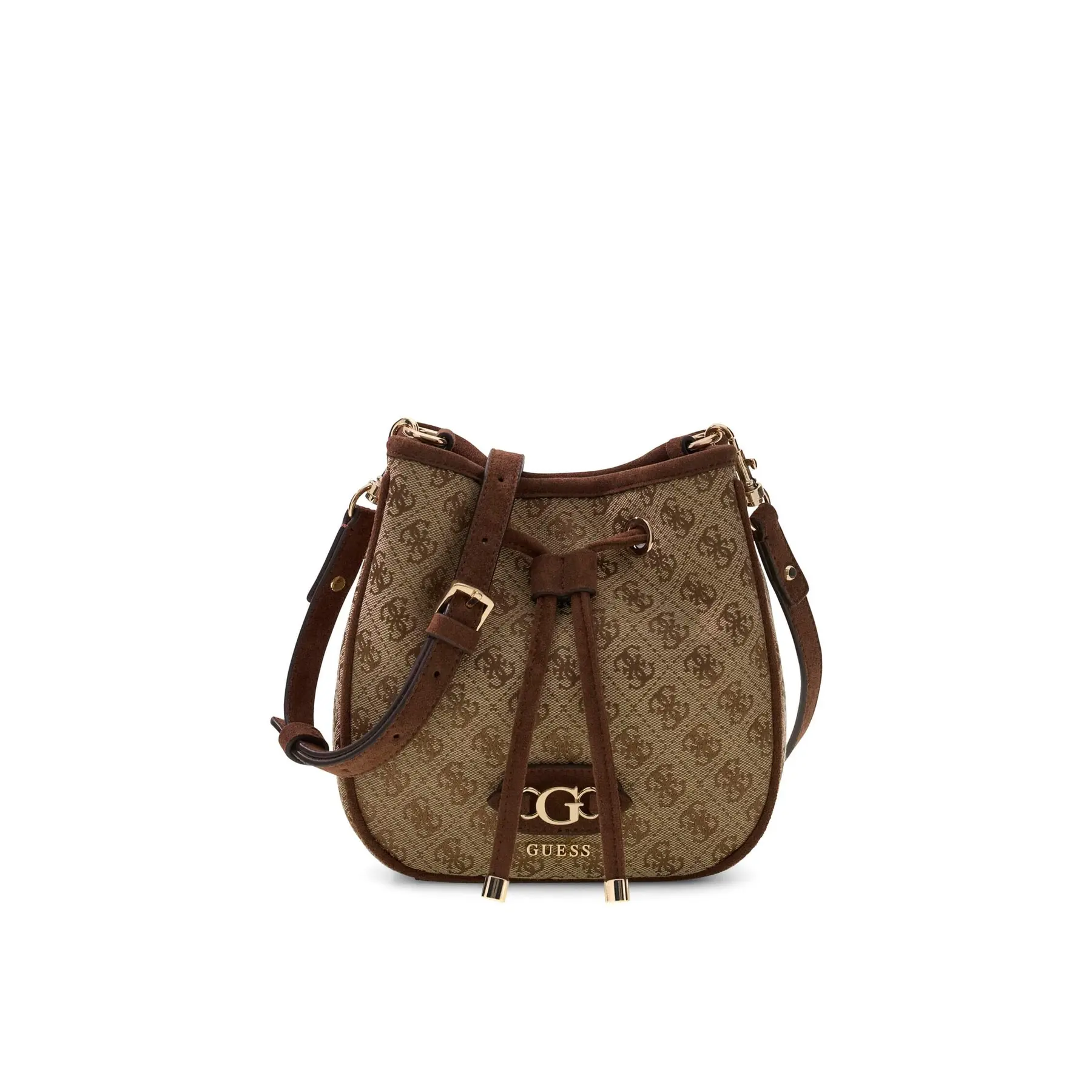 Guess Women's Marron Mini Shoulder Bag For Samantha