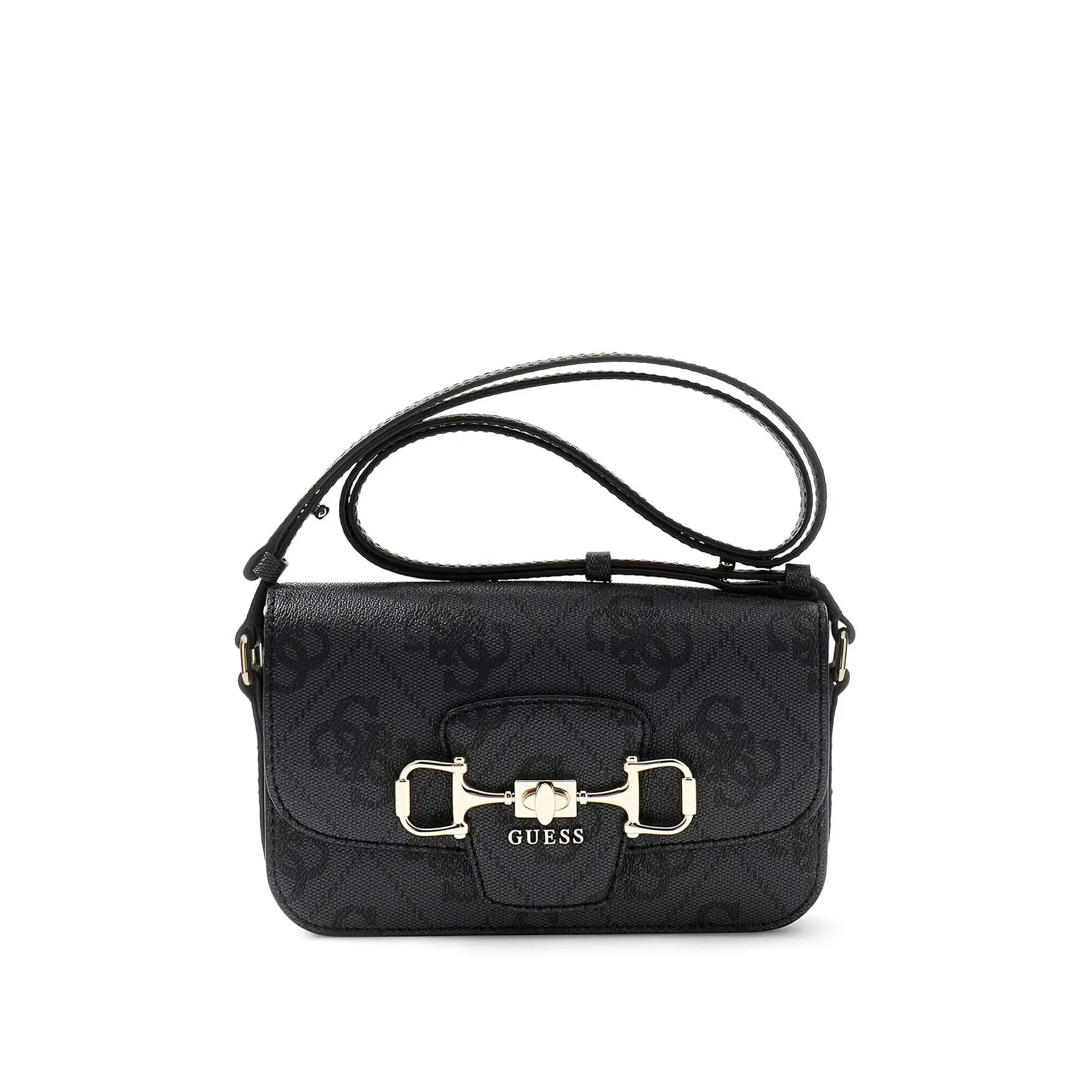 Guess Women's Noir Shoulder Bag With Logo For Janie