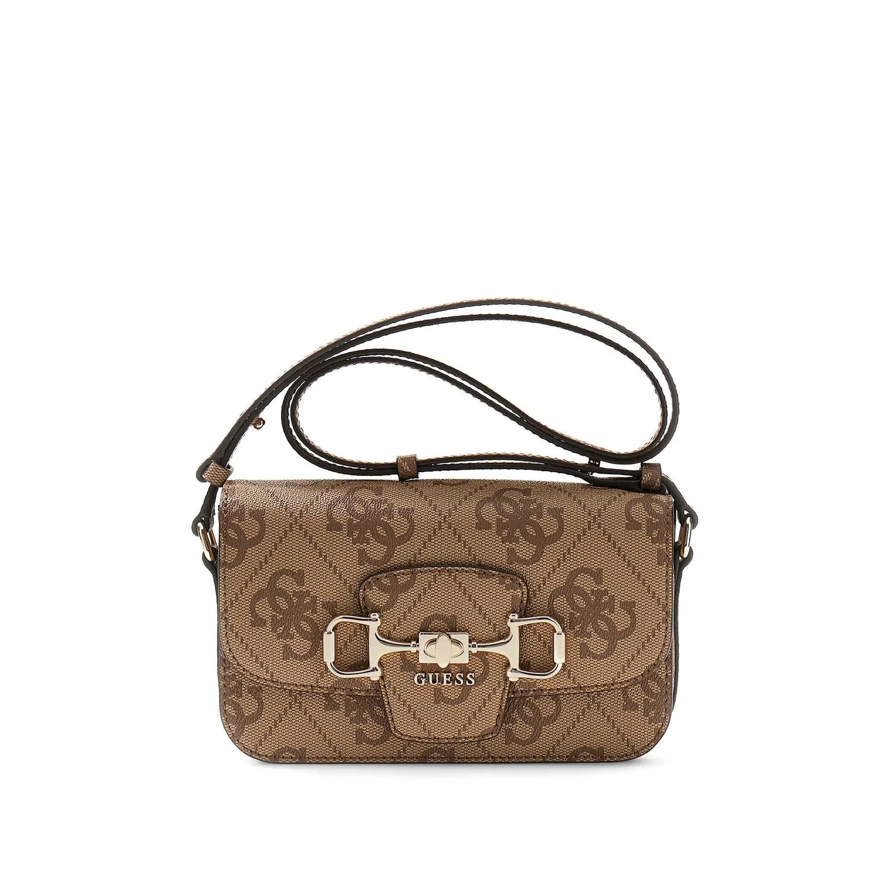 Guess Women's Beige Shoulder Bag With Logo For Janie