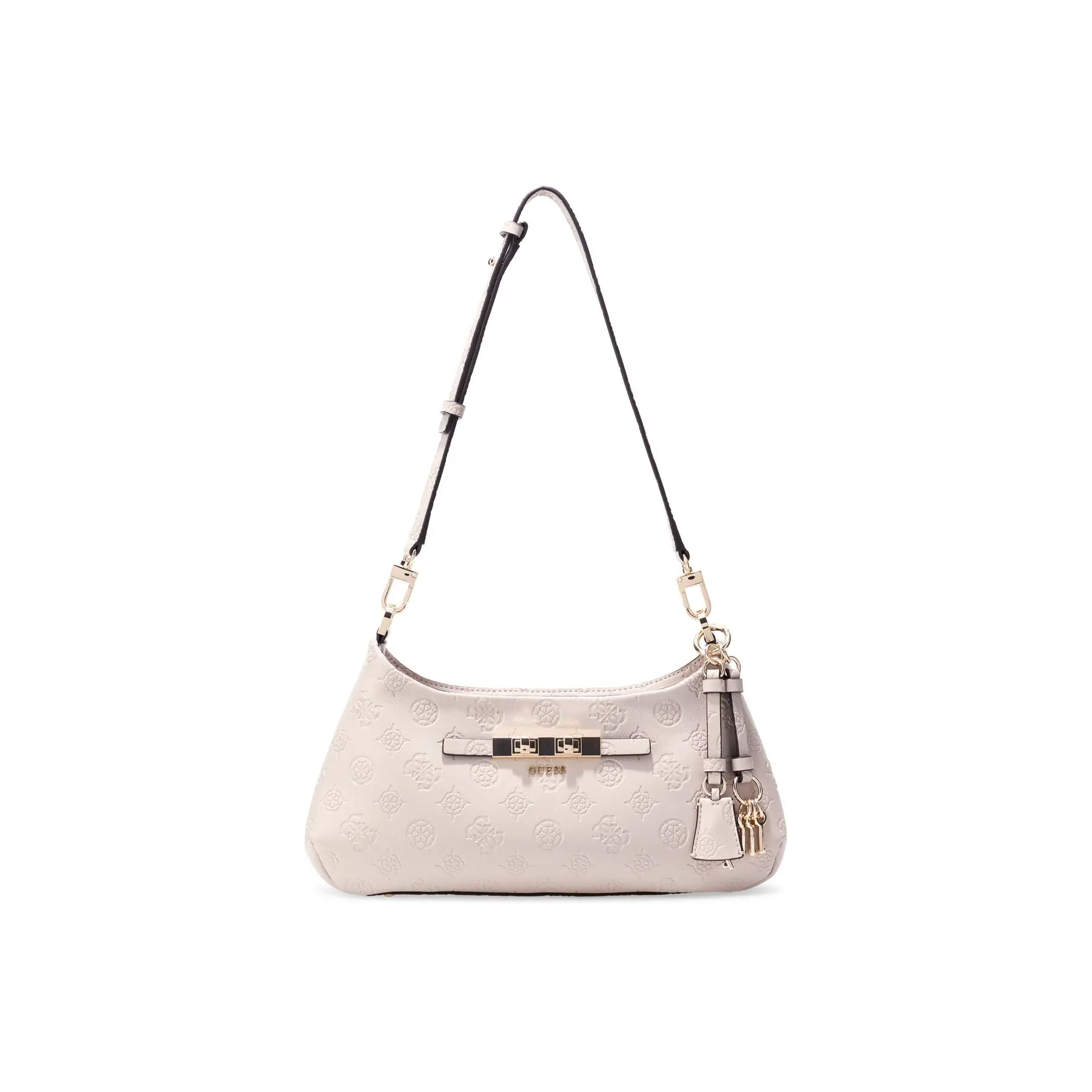 Guess Women's Beige Shoulder Bag Carmella