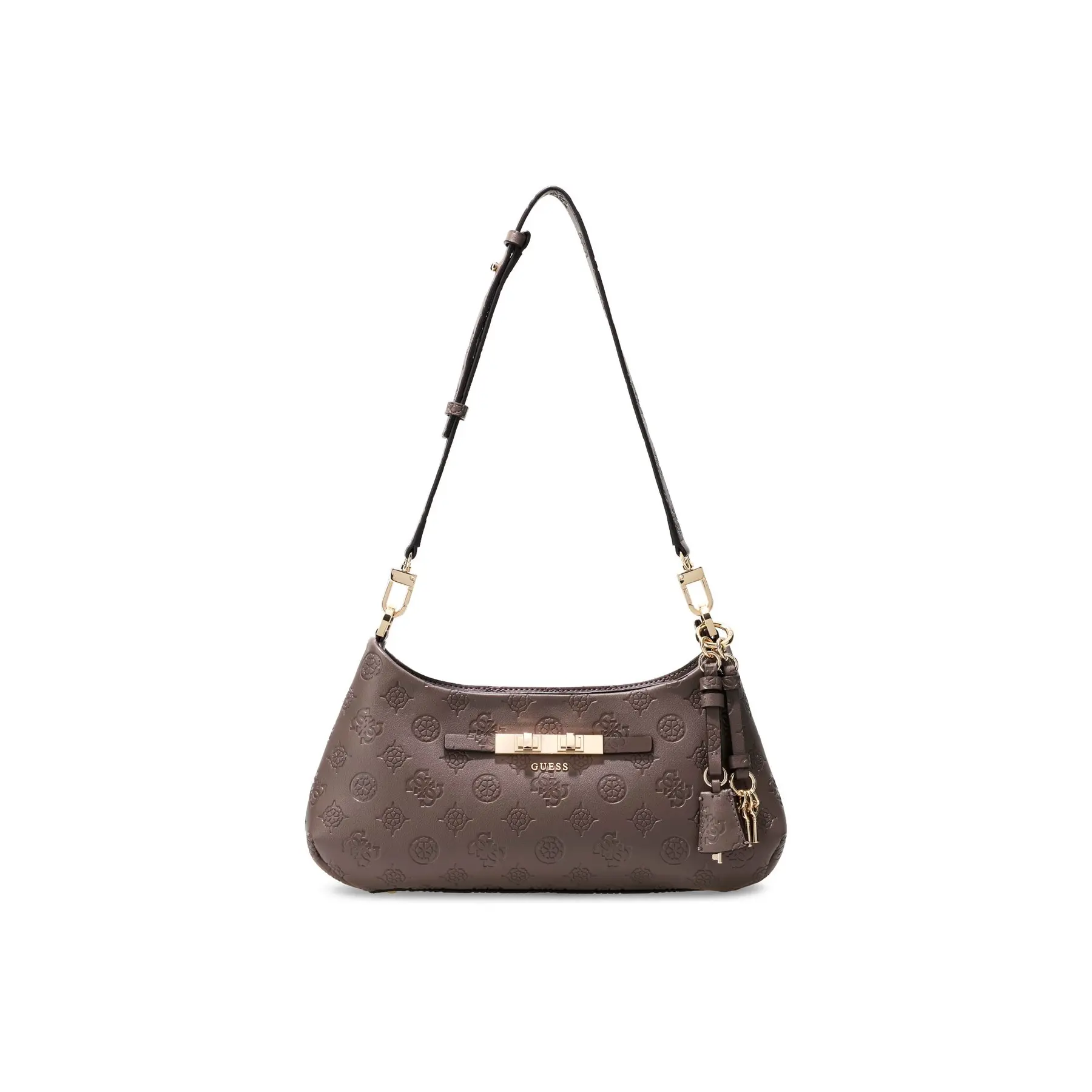 Guess Women's Beige Shoulder Bag Carmella