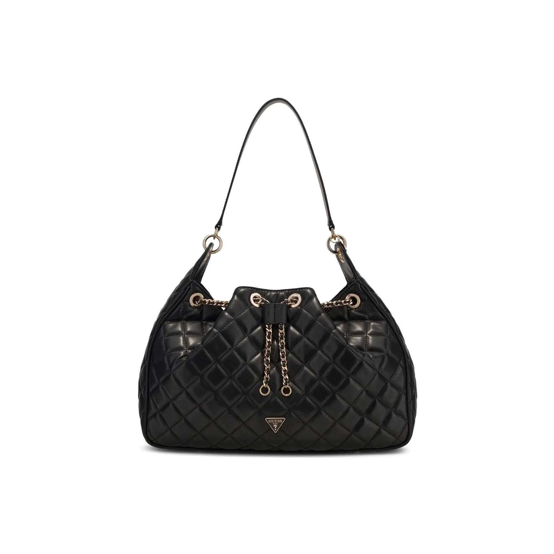 GUESS schoudertas Juliet Hobo Black zwart