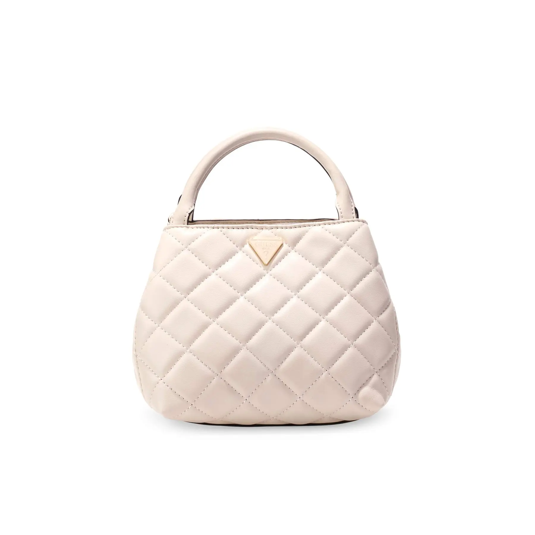 GUESS schoudertas Juliet Mini Satchel Bone crème