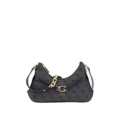 Guess Borsa A Tracolla Dea Crossbody Top Zip Coal Logo Grigio Scuro-image