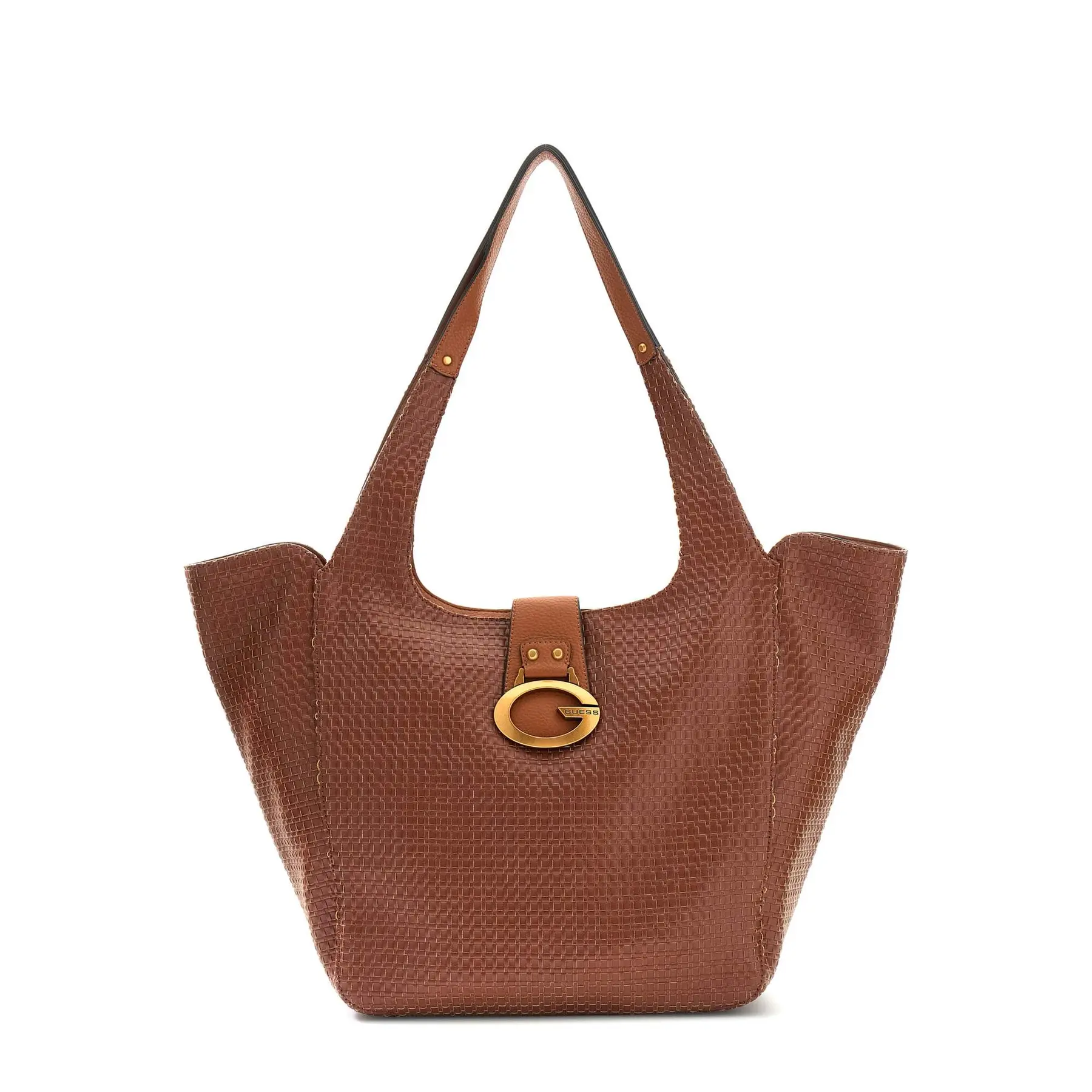 GUESS shopper schoudertas Camden Tote Bag Cognac bruine