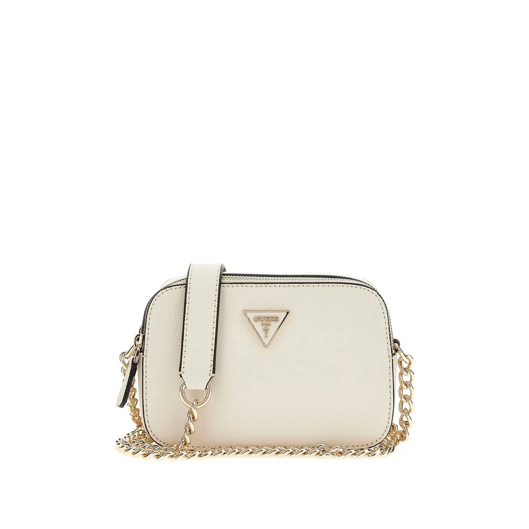 Guess Women's Beige Shoulder Bag Noelle Ii