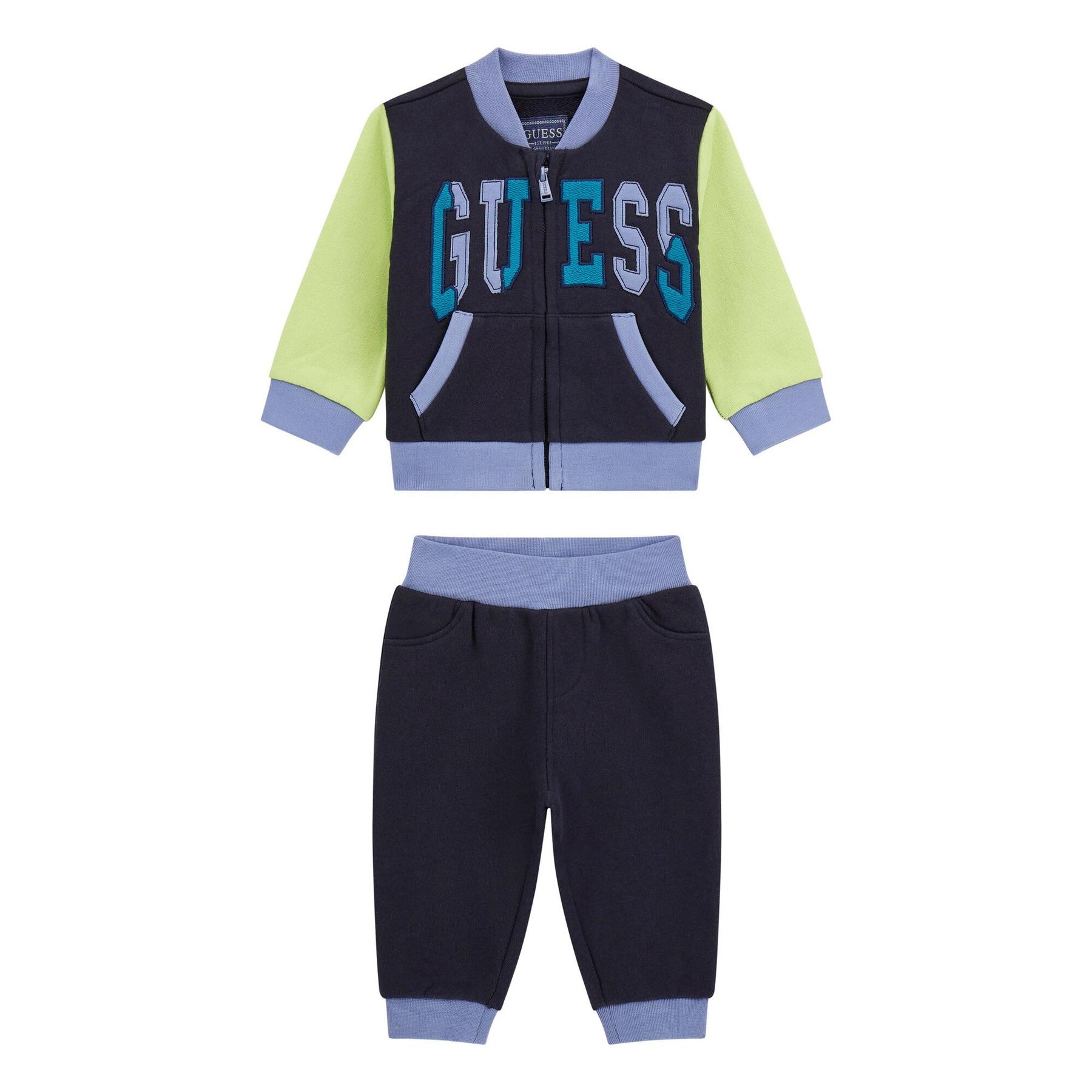 7628907786891 - Langarm-Set mit Reißverschluss und Hose für Jungenbaby Active