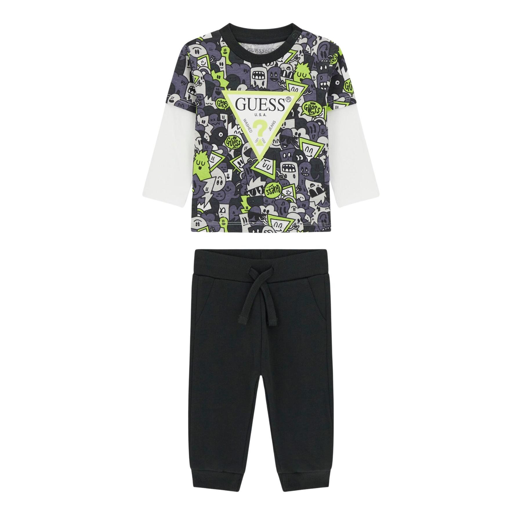 7620837787207 - Langarm-T-Shirt und Shorts Set für Jungen Active