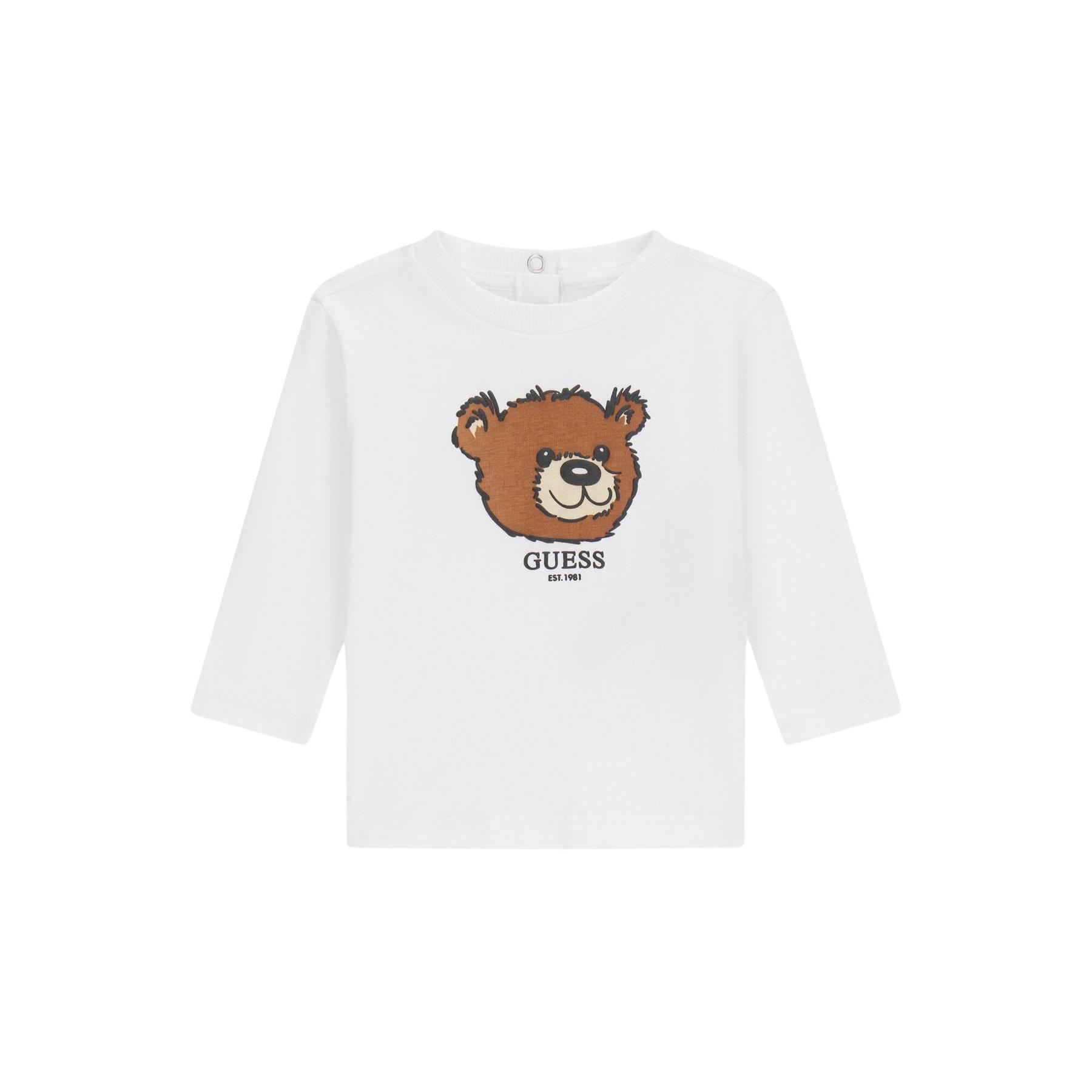 7620837711912 - Langarmshirt mit Knöpfen für Babyjungen Guess 7620837711912 - Langarmshirt mit Knöpfen für Babyjungen Guess