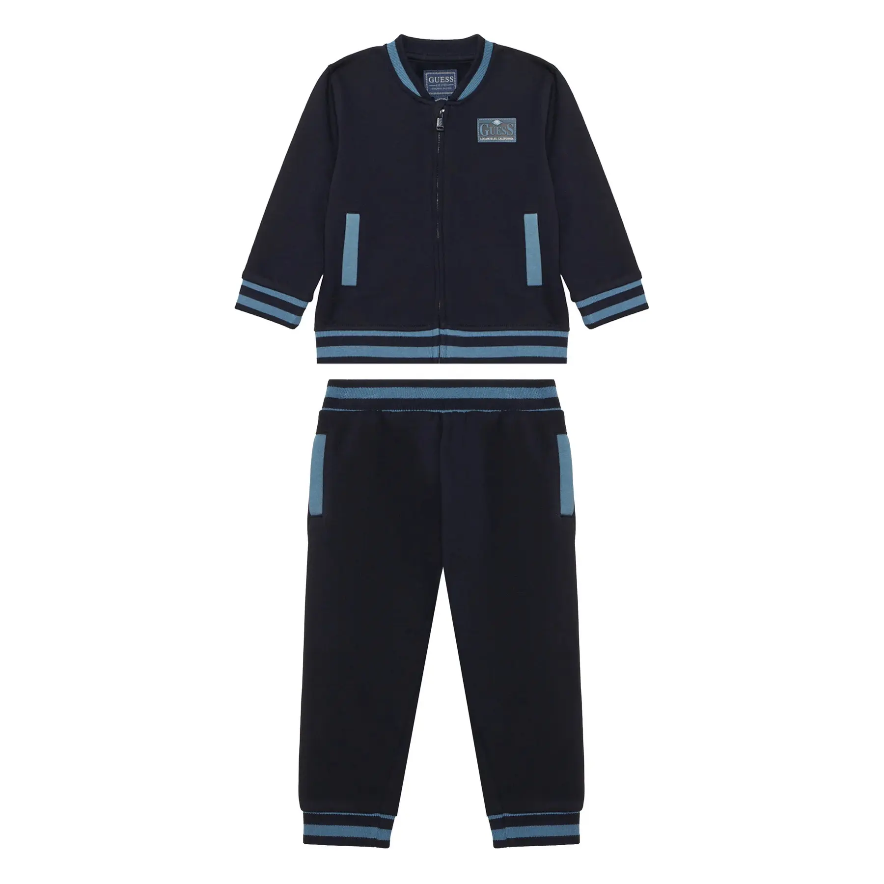 Guess Men's Bleu Active Zip-Up Top Set + Trousers Baby Boy