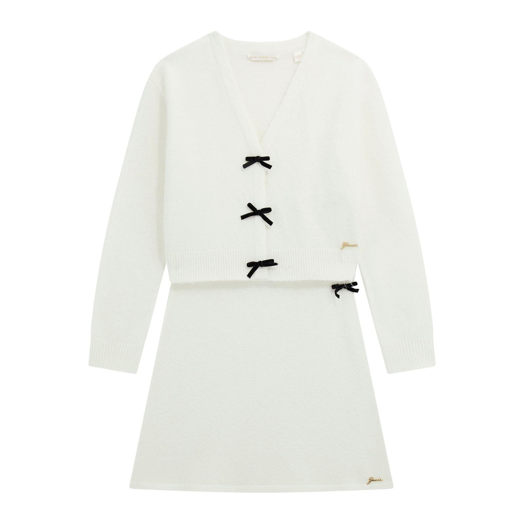 7621806041641 - Mädchen Cardigan und Rock Set Guess