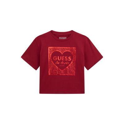 7628907724800 - T-Shirt mit kurzen Ärmeln und Rundhalsausschnitt für Mädchen Guess 7628907724800 - T-Shirt mit kurzen Ärmeln und Rundhalsausschnitt für Mädchen Guess