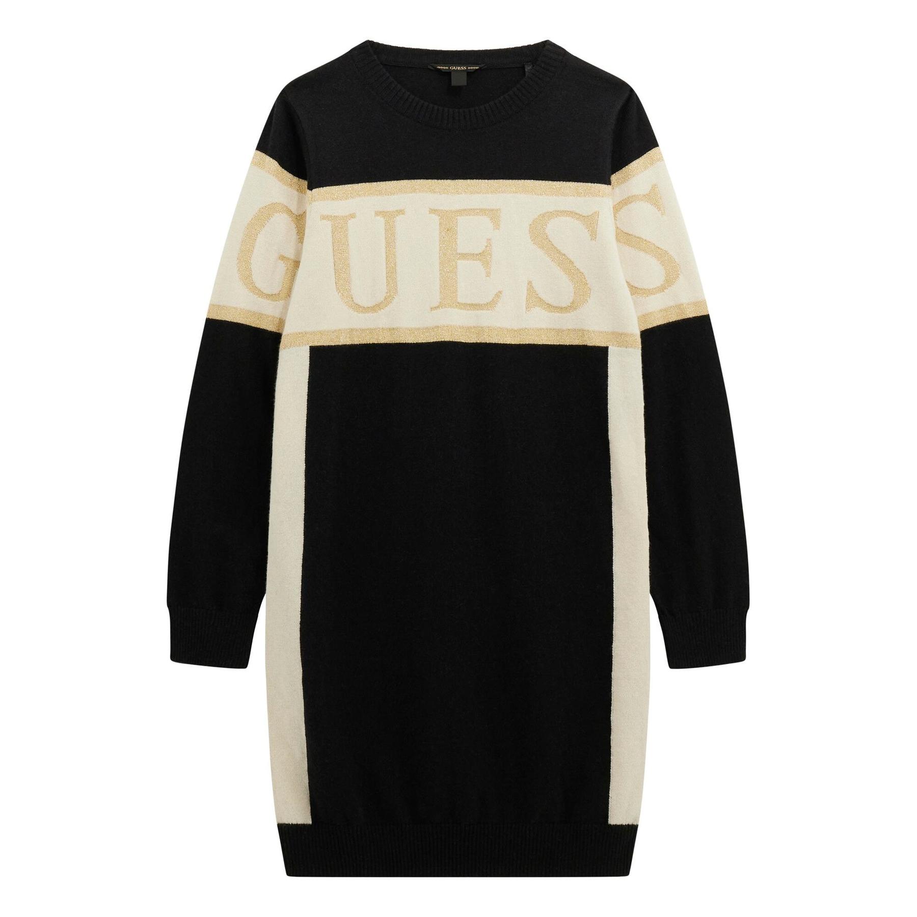 7628907952081 - Langarm-Strickkleid Mädchen Guess