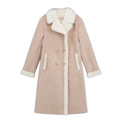 7628907733383 - Mädchen-Mantel Shearling