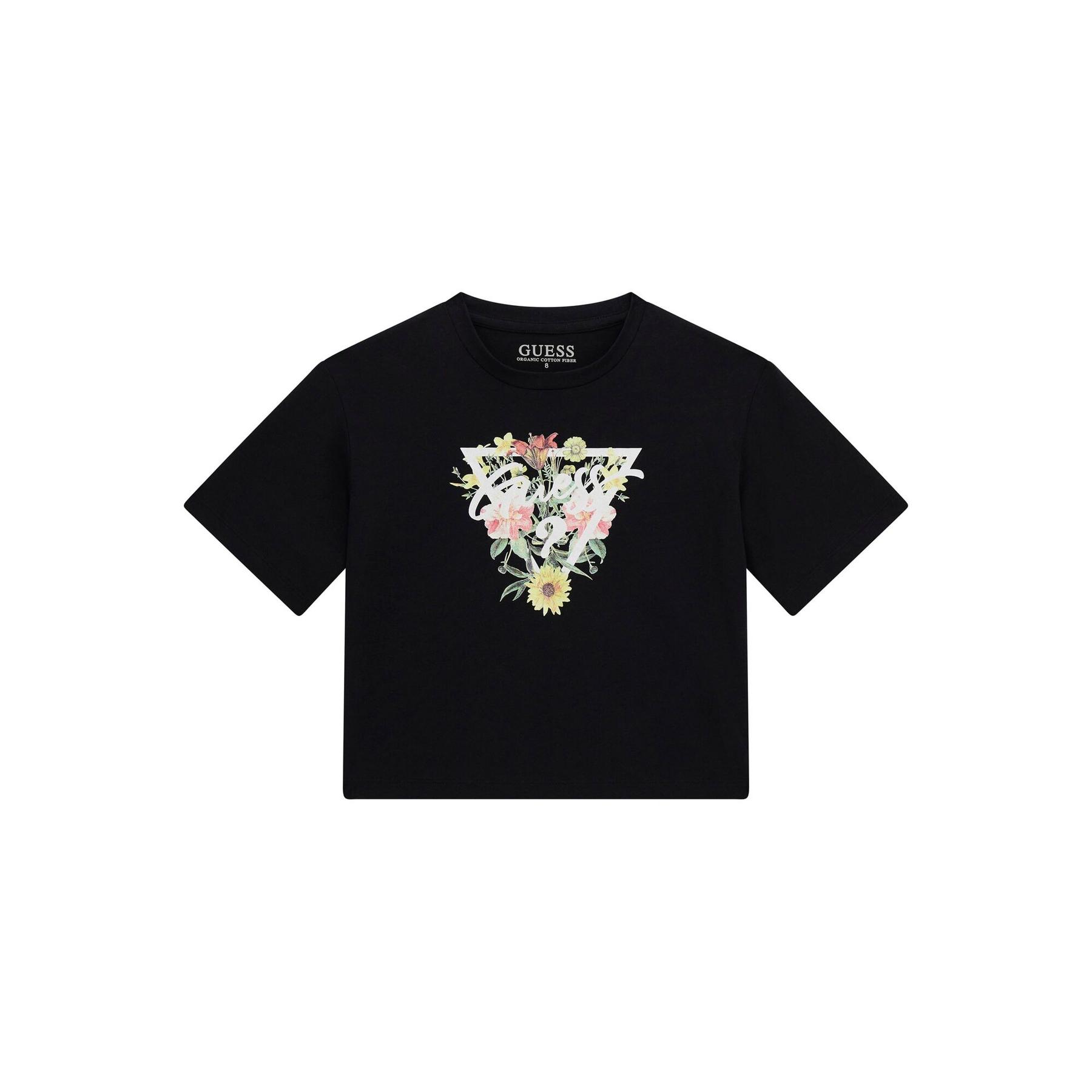 7620837708141 - Mädchen T-Shirt mit kurzen Ärmeln aus Baumwolle Guess