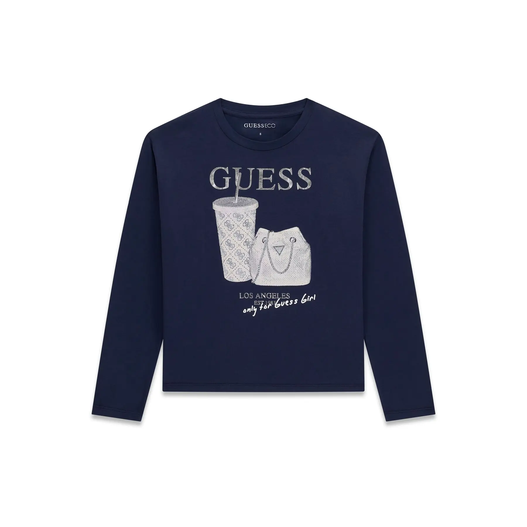 Meisjes-T-shirt met lange mouwen Guess Midi J6BI24-K6578