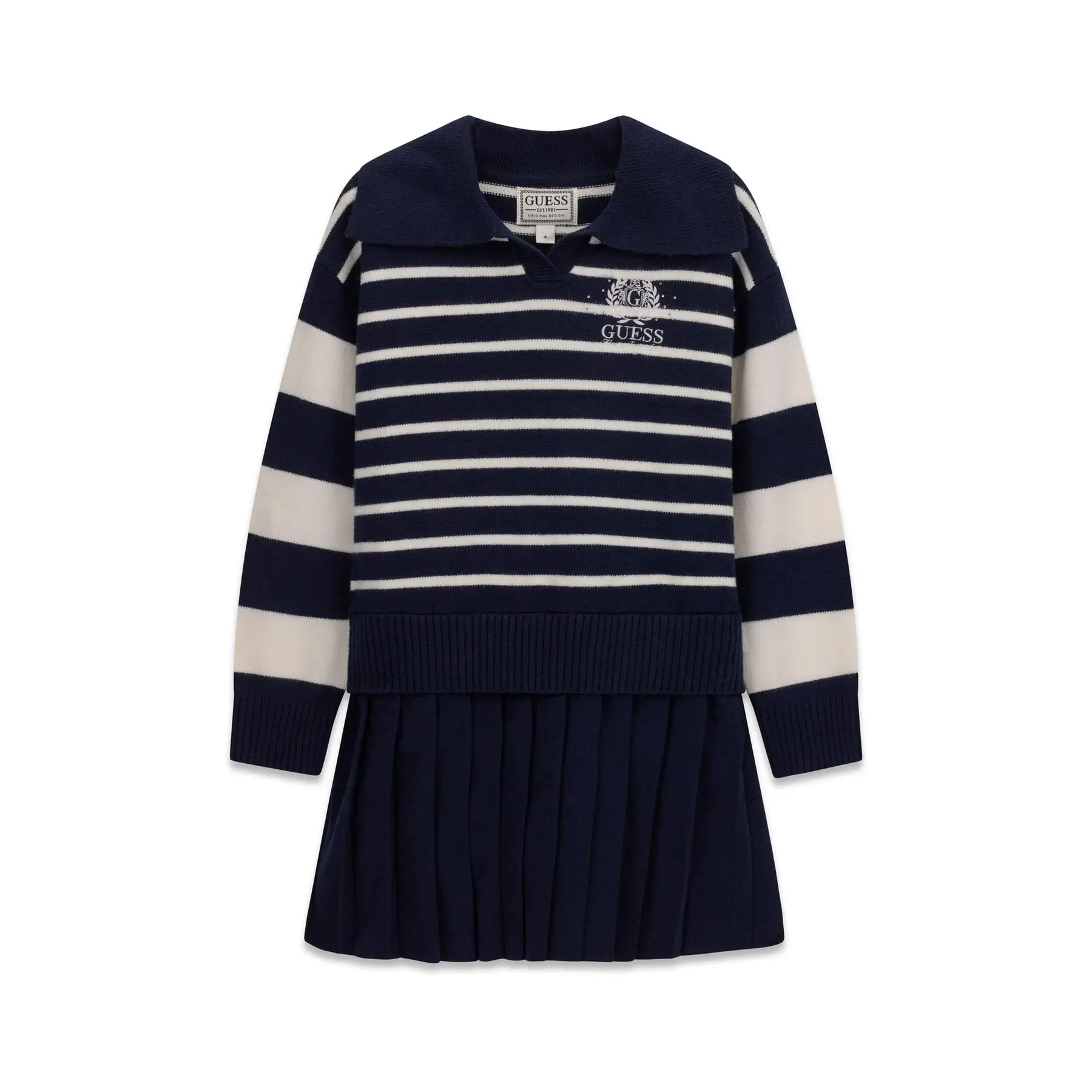 Mädchen-Sweatkleid mit langen Ärmeln Guess