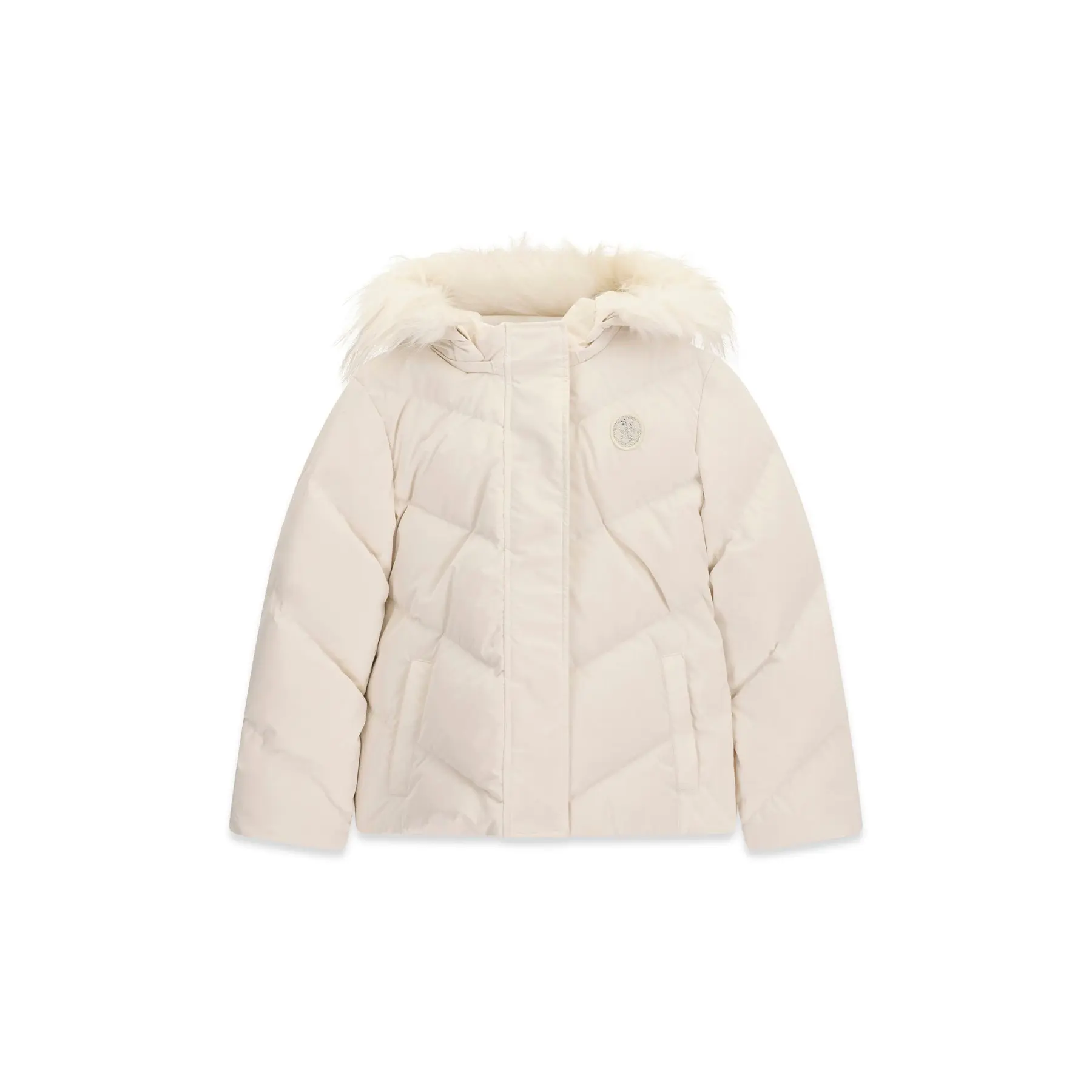 Mädchen-Daunenjacke  mit Kapuze Guess Real