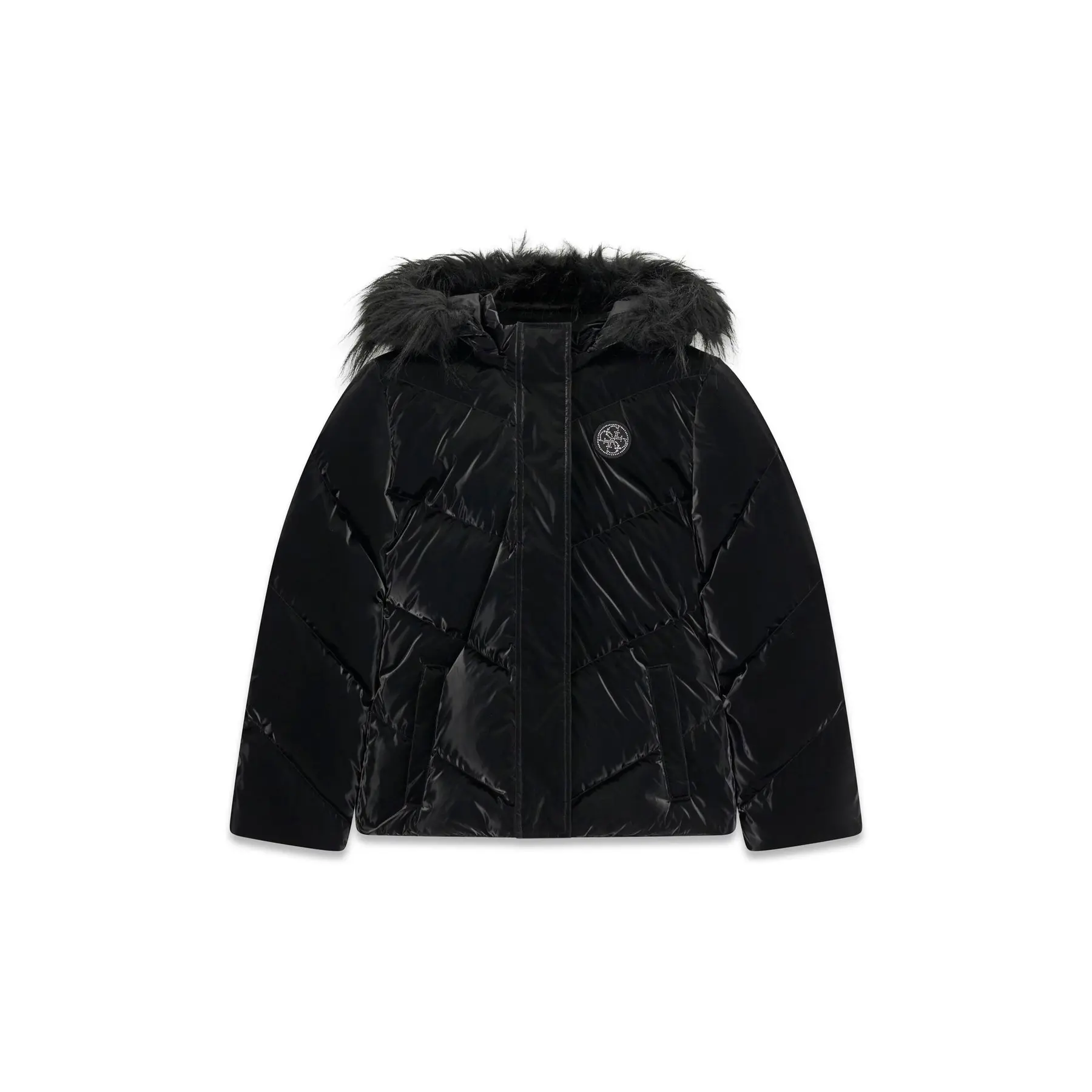 Mädchen-Daunenjacke  mit Kapuze Guess Real
