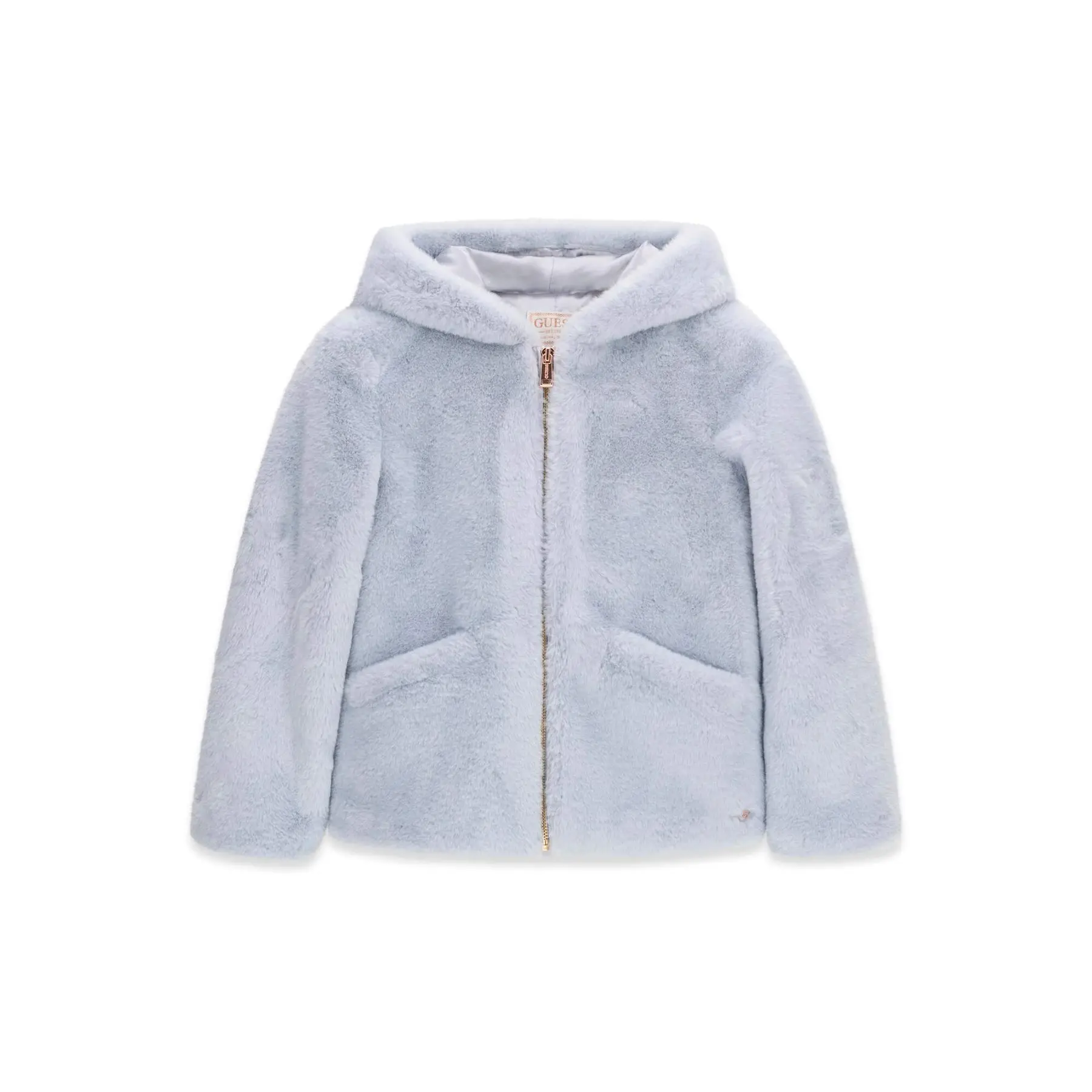 Fleece-Übergangsjacke mit Kapuze Mädchen Guess