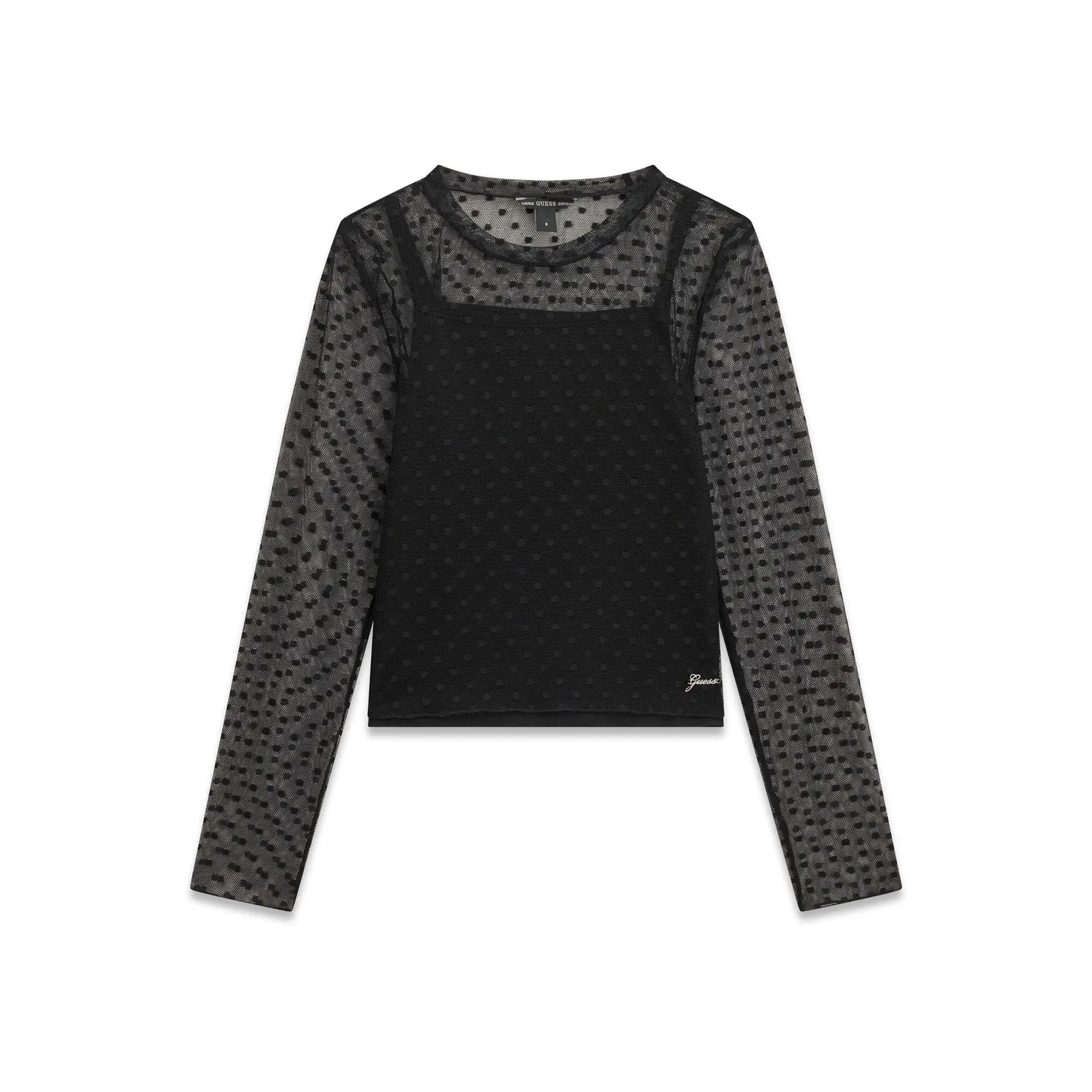 Langarmshirt Guess Plumetis