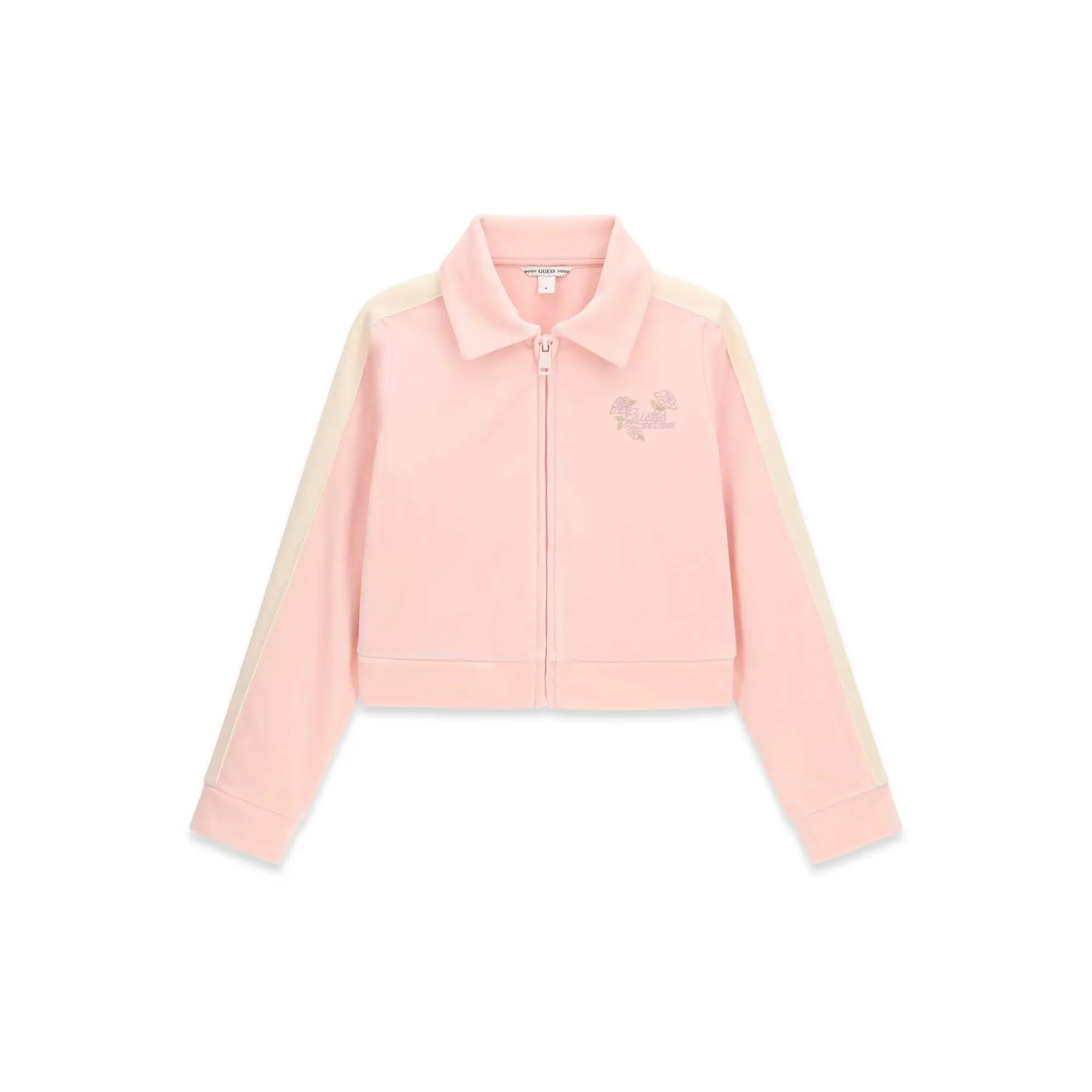 Mädchen Zipp-Sweatshirt aus Chenille Guess Active Top