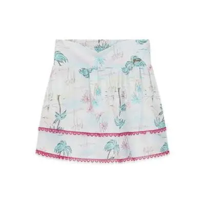 7621235768744 - Mädchen Flare-Rock aus Popeline Guess