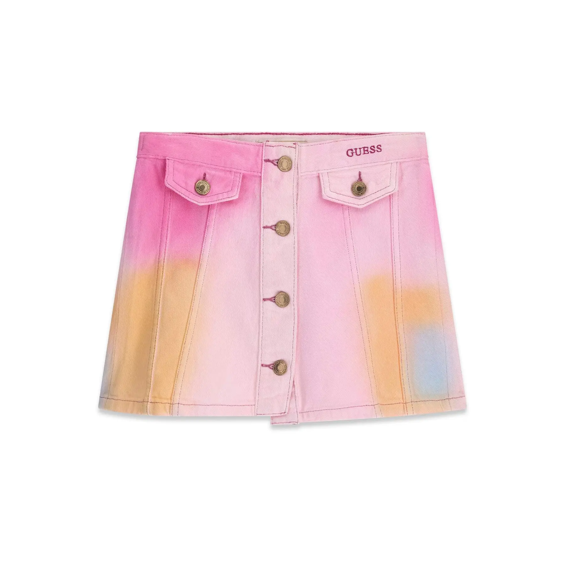 Gonna in denim stampata per ragazza  Rigid Bull
