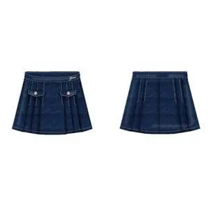 Gonna in denim per bambina  Comfort